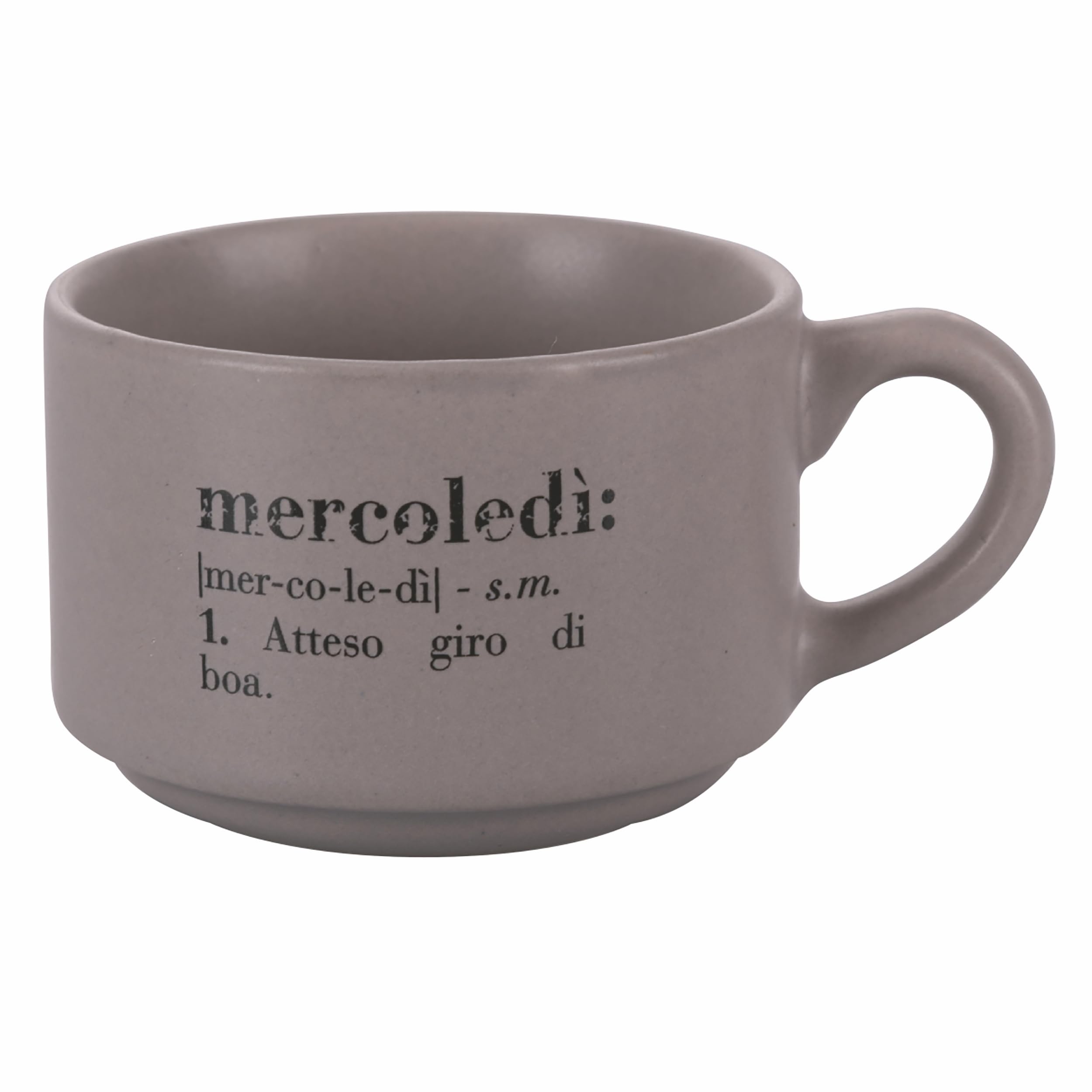 Villa d'Este Home Tivoli Porcelain Coffee Cup Set - 6 Pieces 90ml with Stand | Elegant Espresso Cups for Home, Cafe & Restaurant Use | Perfect for Entertaining Guests & Daily Coffee Rituals