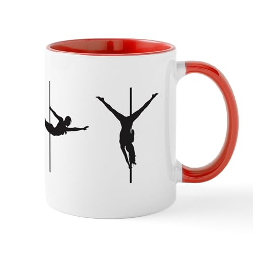 White/Red Inside - Pole Dance Mug