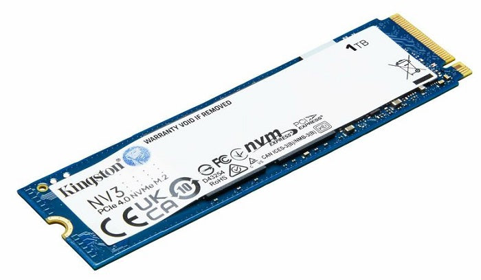 Kingston NV3 M.2 2280 PCIe 4.0 NVMe Internal SSD - 500GB/1TB/2TB/4TB High-Speed Gaming & Work SSD for PC/Laptop Upgrade - Boost Performance for Gaming, Video Editing & Productivity