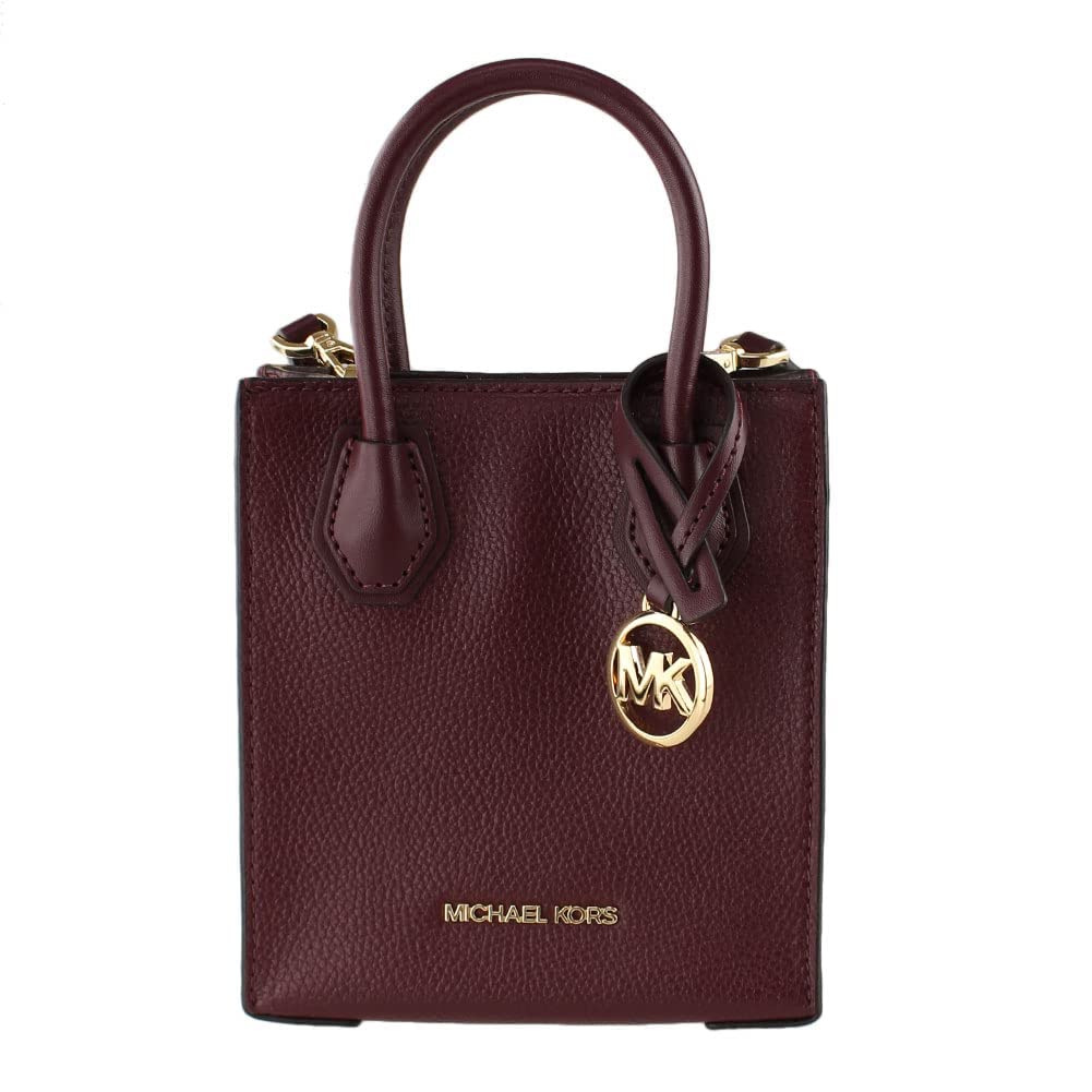 Michael Kors Mercer Extra-Small Pebbled Leather Crossbody Bag for Women | Stylish & Compact Purse for Everyday Use, Travel & Date Night