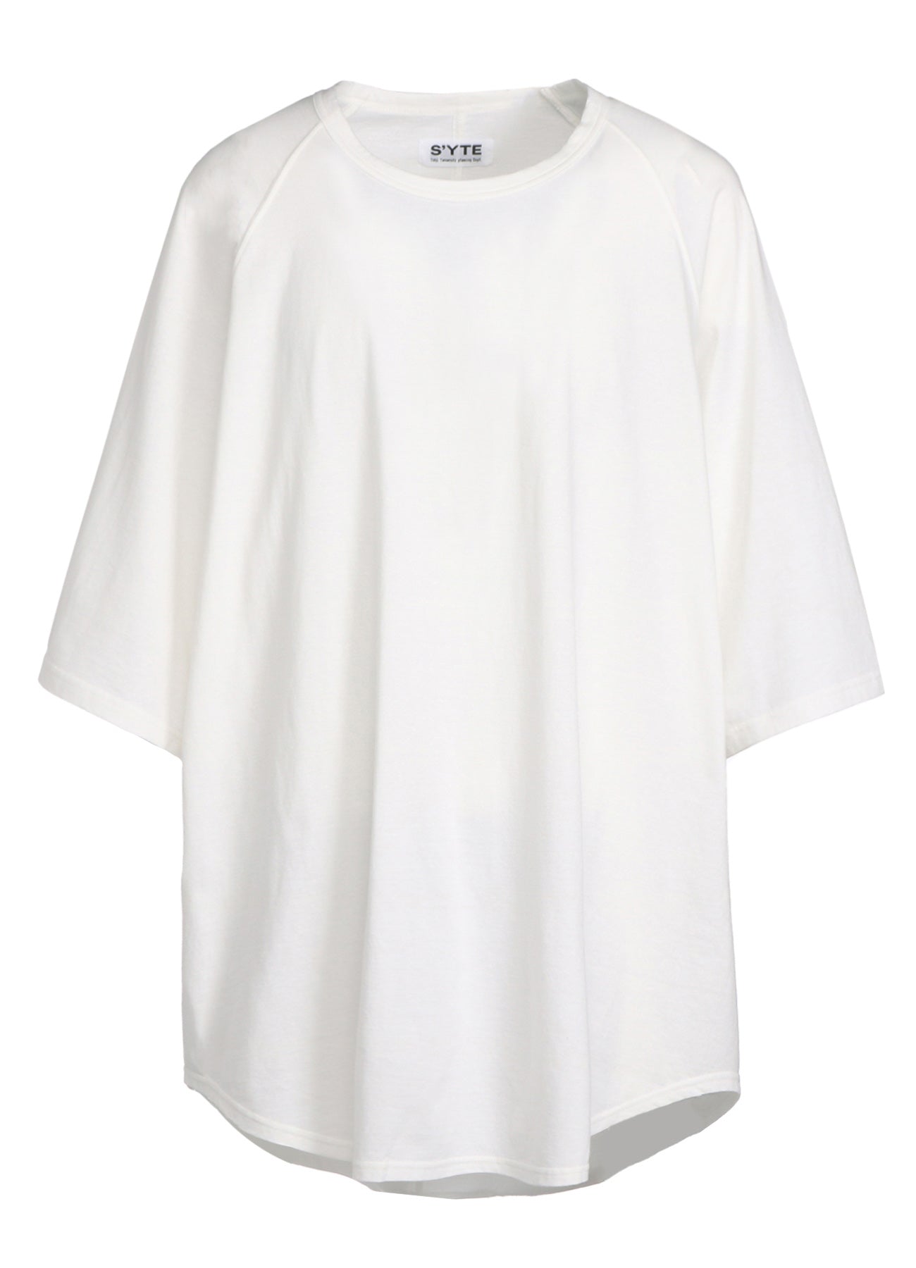Oversized Cotton Jersey T-Shirt with Raglan Sleeves and Center Back Stitch - Comfortable Casual Wear for Men & Women | Perfect for Everyday Outfits, Lounge Wear and Street Style Fashion