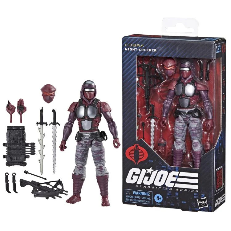 G.I. Joe Classified Series Night Creeper Action Figure - 6-Inch Collectible Military Toy for Display & Play - Perfect for G.I. Joe Fans & Collectors