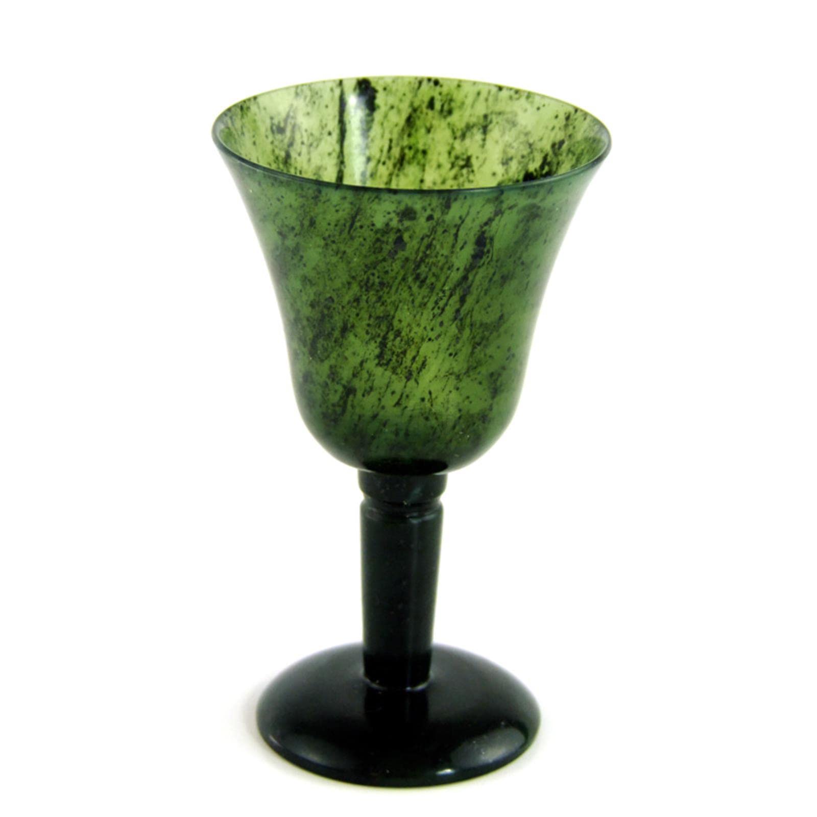 JKHJG 30ML Mandarin Duck Jade Black Jade Luminous Wine Glass - Glow in The Dark Goblet for Whiskey, Cocktail & Party Drinks | Elegant Noctilucent Alcohol Cup for Romantic Dinners, Nightclubs & Gift Giving