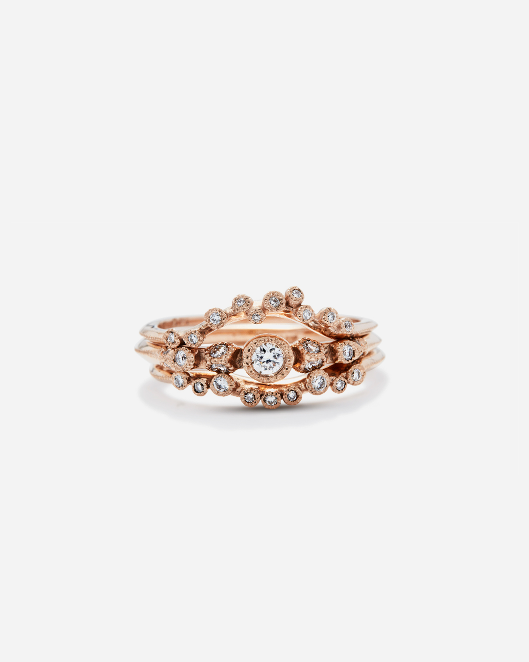 Melee 1 White Diamond Ring - Elegant Solitaire Engagement Ring for Women - Perfect for Proposals, Anniversaries & Special Occasions