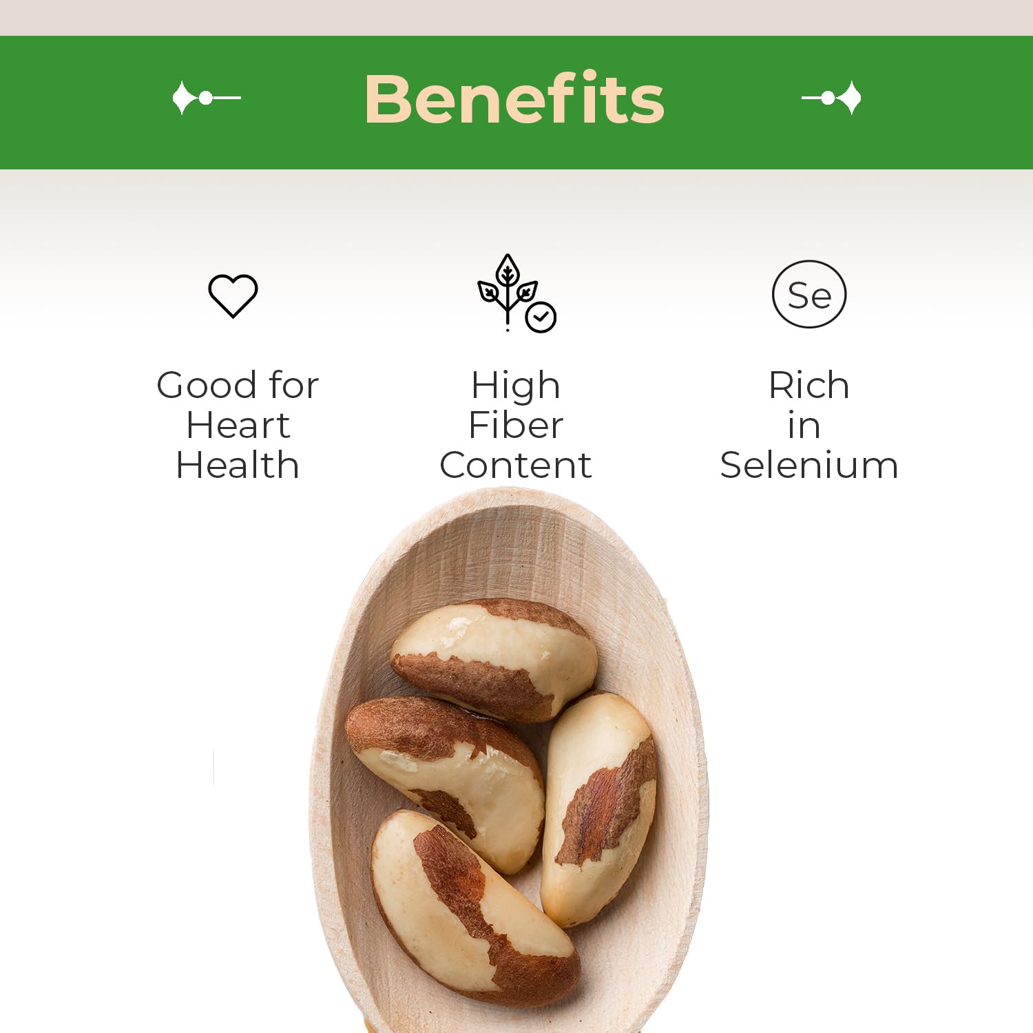 Premium Roasted & Salted Brazil Nuts (3 Lb Bulk Bag) | Healthy Vegan Snack | Kosher, Gluten-Free, Non-GMO | Rich in Protein, Selenium & Essential Nutrients | Perfect for Baking, Trail Mix & On-the-Go Snacking
