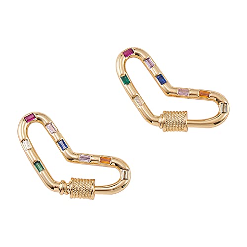 Heart Screw Clasp_30.5x14mm