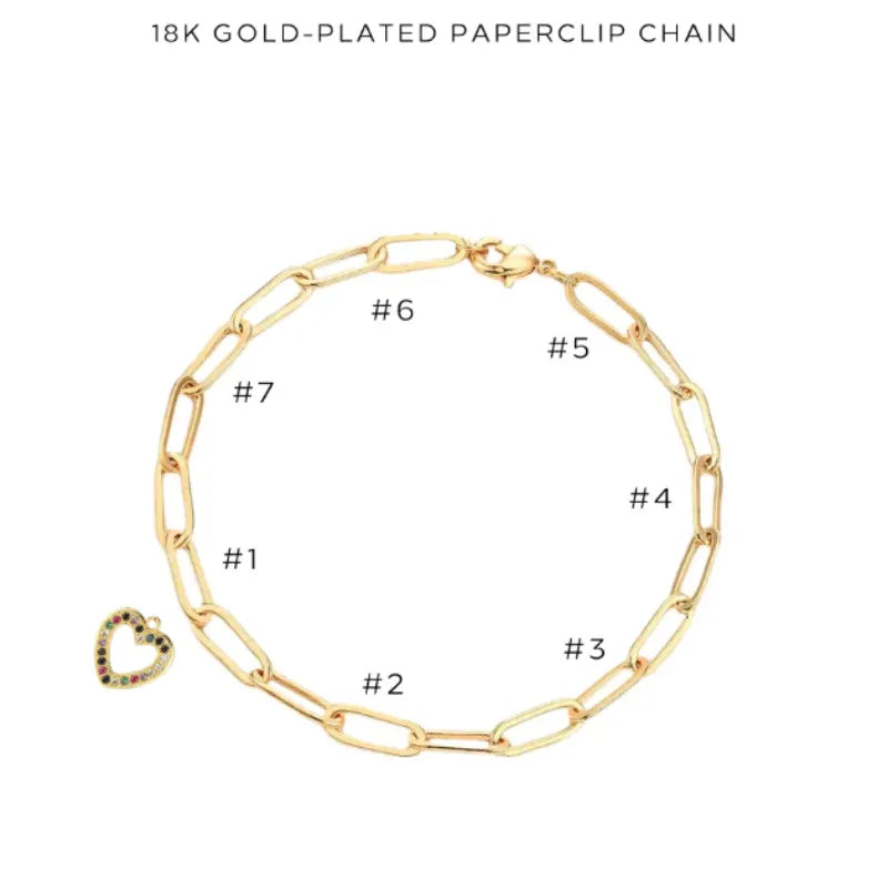 Stylish Charm Bracelet with Assorted Charms - Perfect for Gifts, Parties & Everyday Wear | $22.00