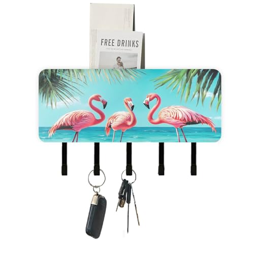 Flamingos Beach Blue