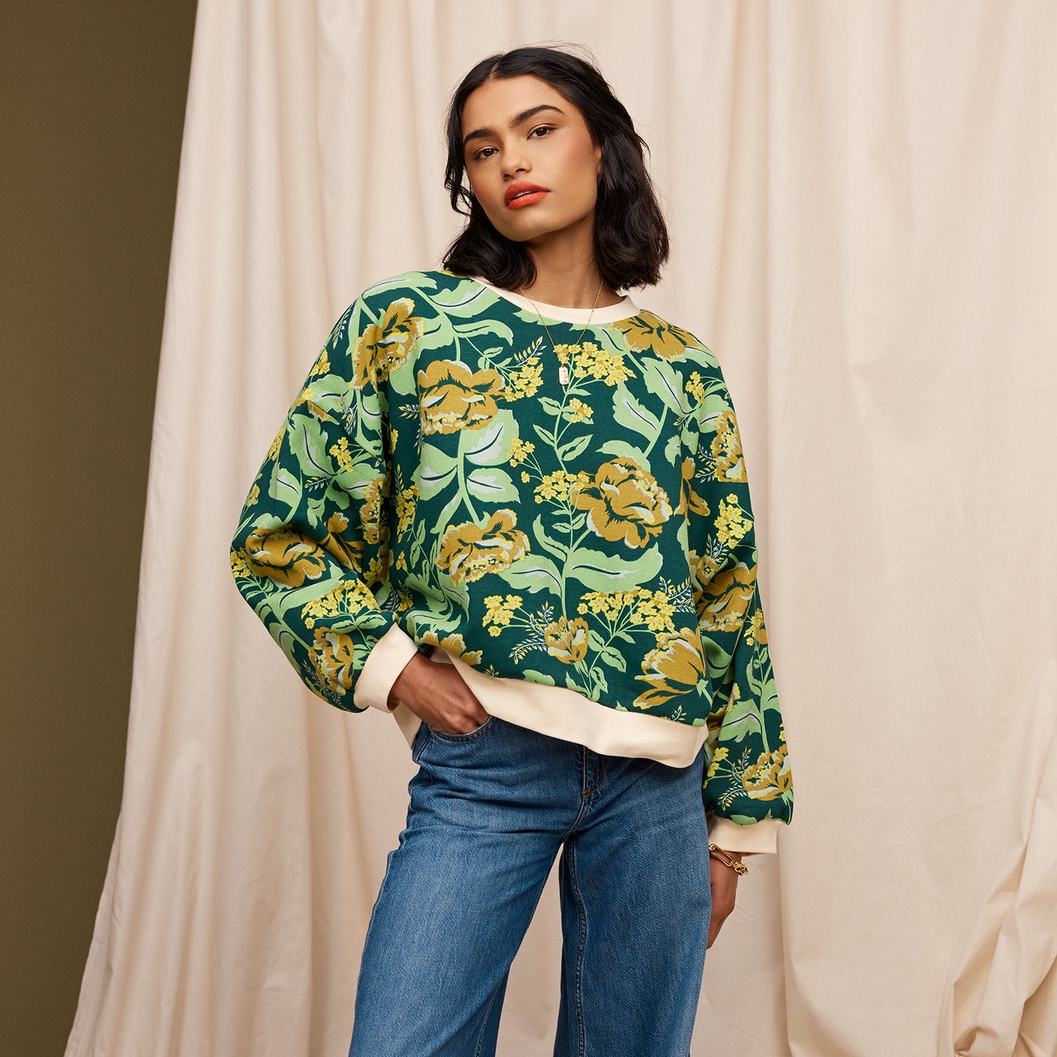 Margot Sweater for Women - Cozy Knit Pullover with Long Sleeves & Ribbed Cuffs | Perfect for Fall, Winter & Casual Outfits