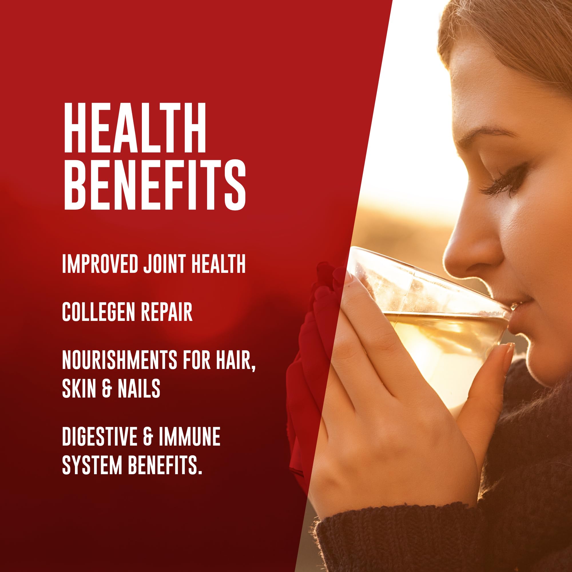LonoLife Grass-Fed Beef Bone Broth Powder - 10g Protein per Serving | Collagen Rich Keto & Paleo Friendly Supplement | Natural Ingredients | 10 Single-Serve Stick Packs | Ideal for Travel, Camping & Post-Workout Recovery