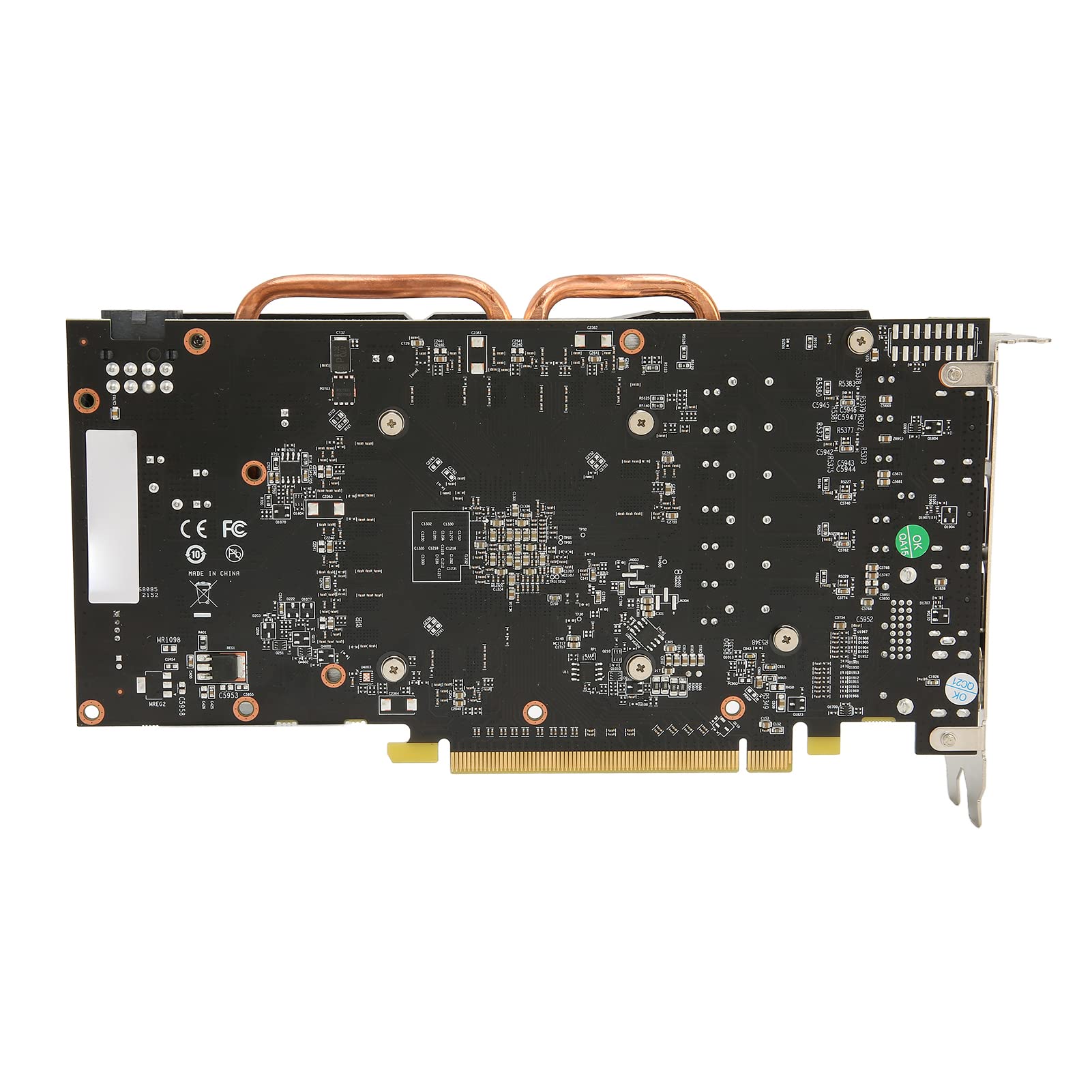 Yctze RX580 8GB GDDR5 256Bit PCIe 3.0 Gaming Graphics Card with Dual Cooling Fans - 3x DisplayPort/HDMI/DVI, 4K 60Hz Output - Perfect for PC Gaming, Video Editing & Crypto Mining