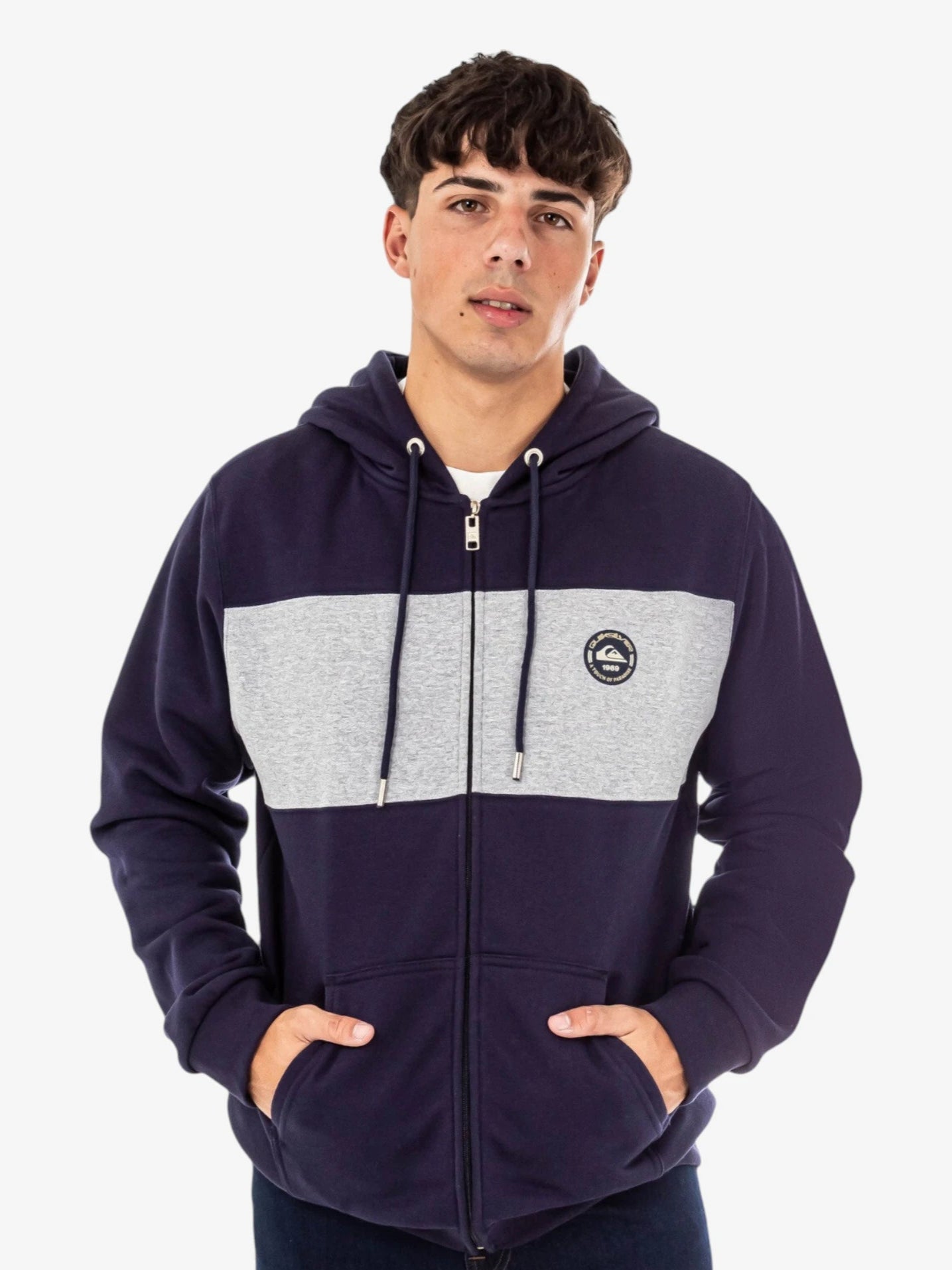 Quiksilver Shadyhills Blue Campera Jacket - Waterproof Windbreaker for Hiking, Camping & Outdoor Adventures