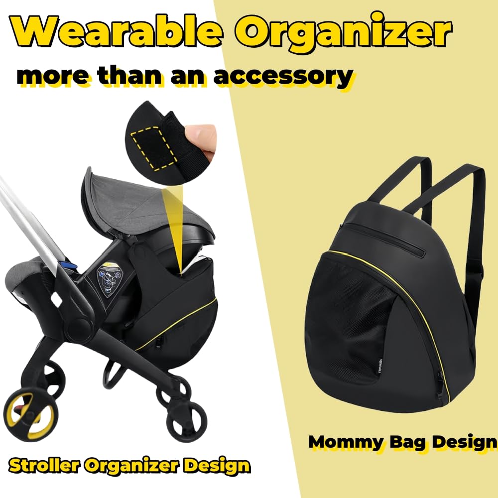 **Waterproof Diaper Backpack for Moms & Dads - Large Capacity Baby Bag with Stroller Straps, Insulated Bottle Pockets & Changing Pad - Perfect for Travel, Daycare & Outings**