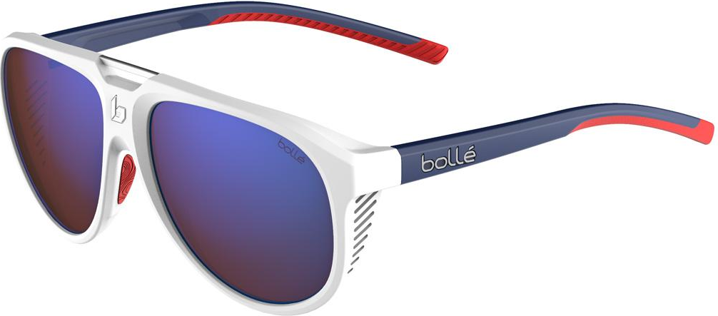 BS036006 - White Blue Red Matte - Brown Blue