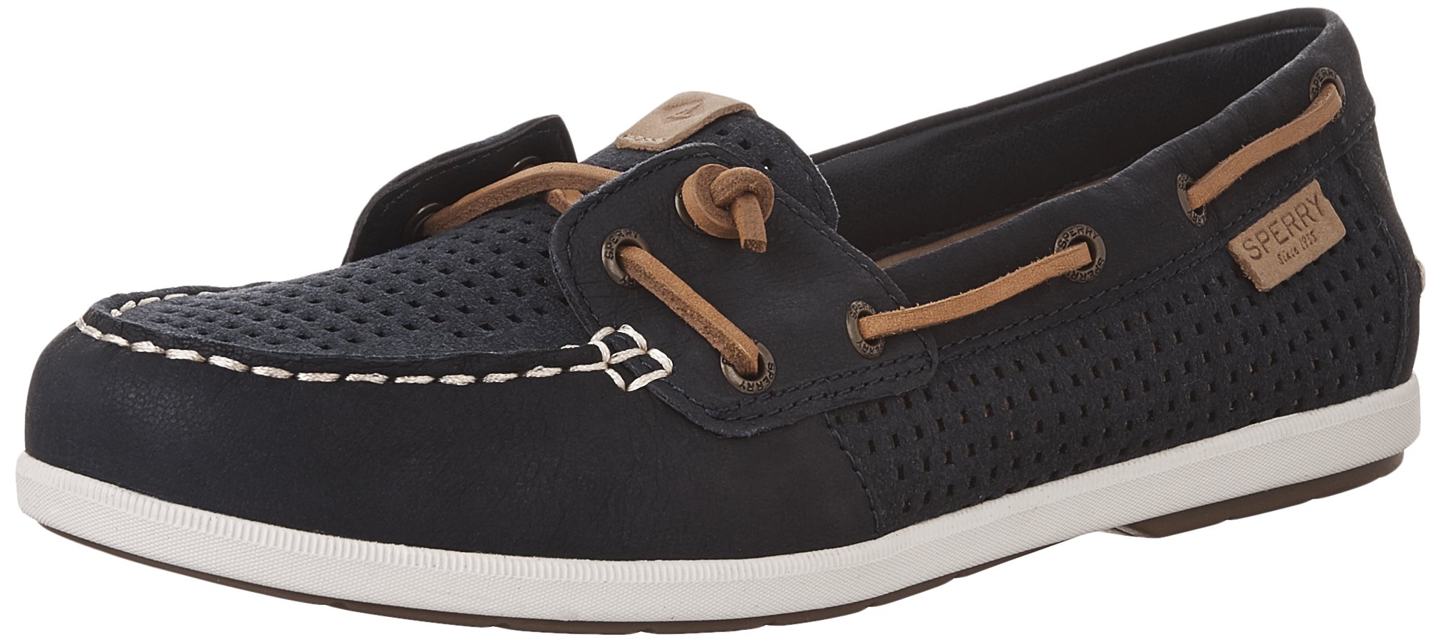 Sperry Women's Coil Ivy Perf Boat Shoes - Comfortable Non-Slip Deck Shoes for Sailing, Boating & Casual Wear