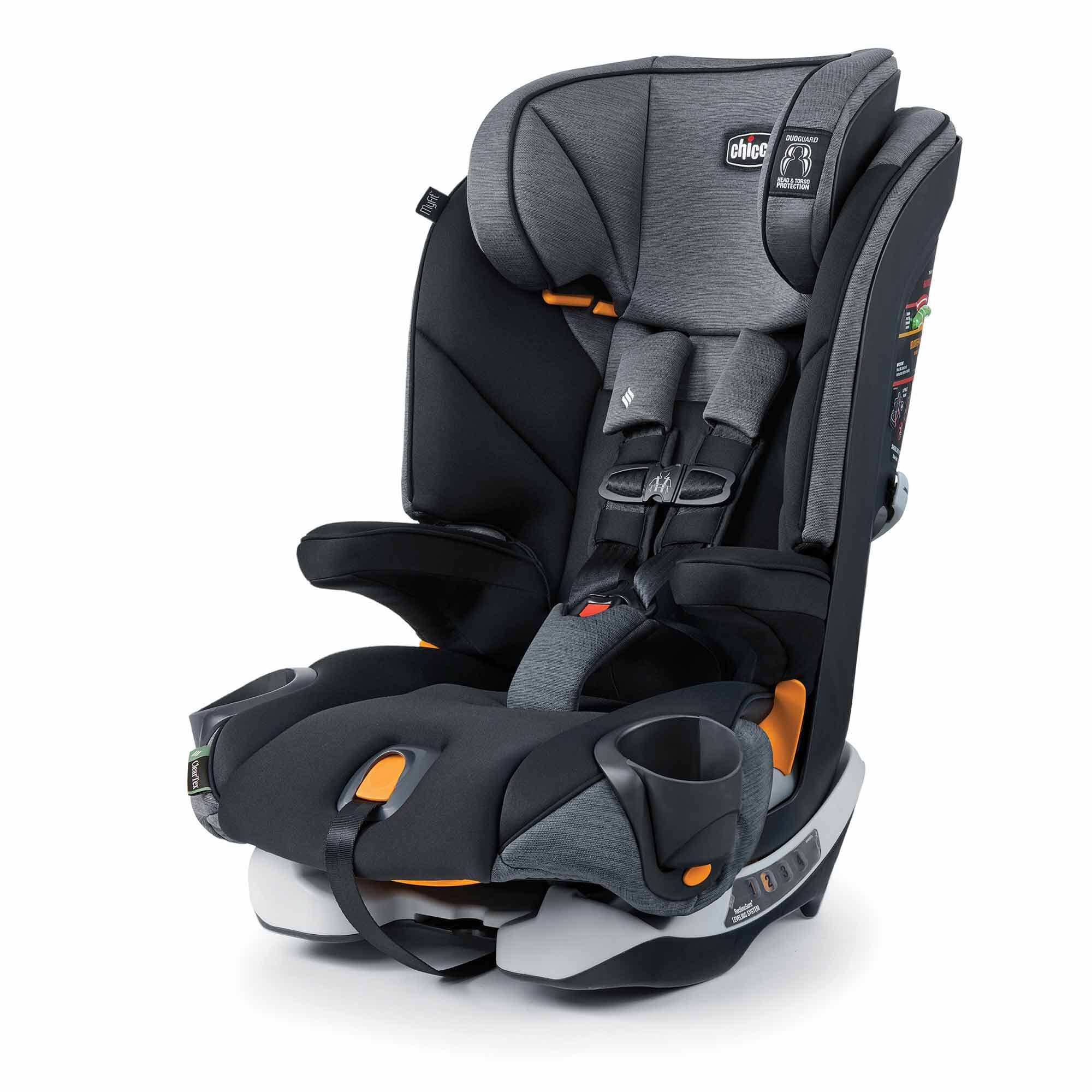 Chicco MyFit ClearTex Harness + Booster Car Seat - Safe & Comfortable for Kids - Perfect for Travel & Daily Commute