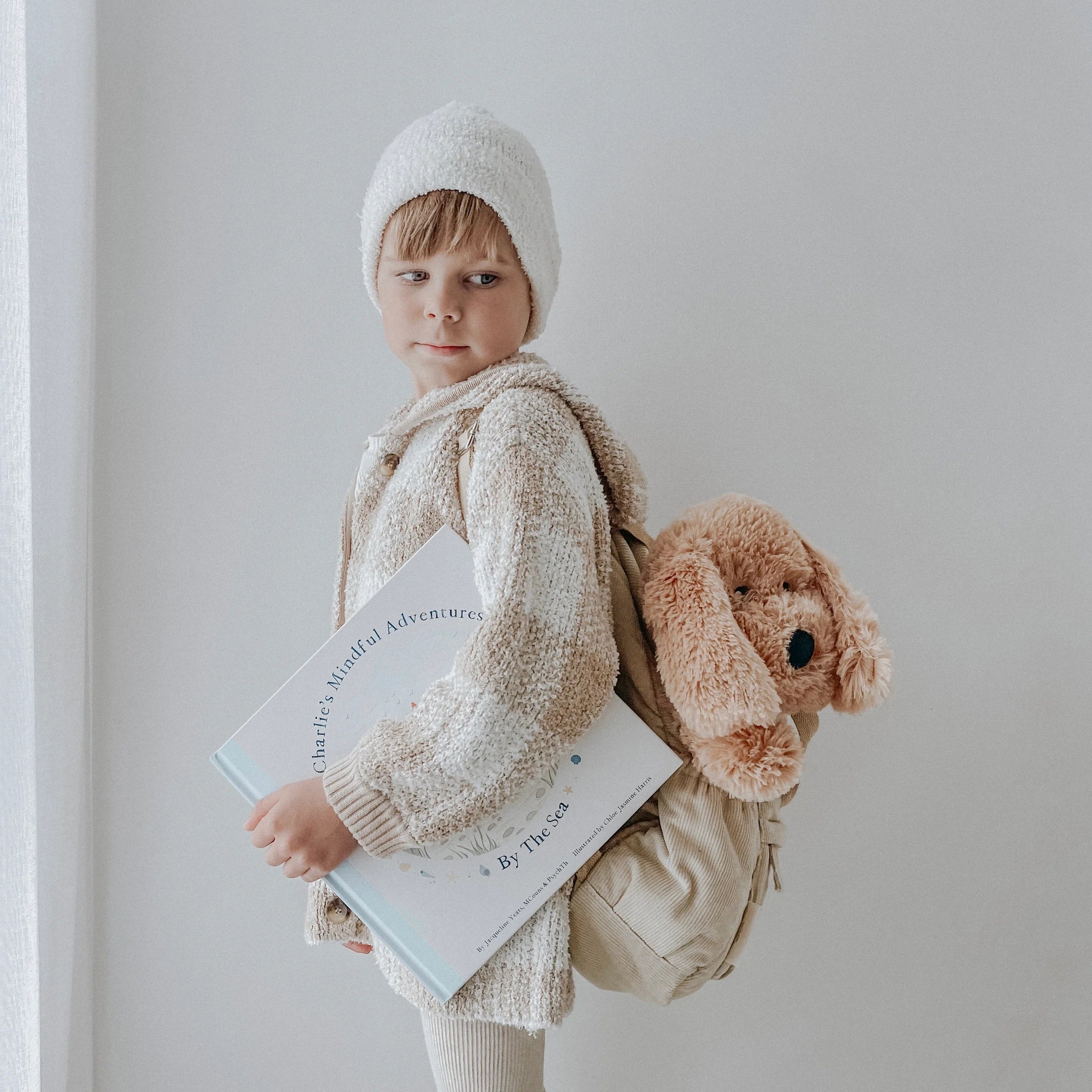 Charlie the Weighted Puppy Dog Sensory Toy & Book Bundle for Kids - Calming Anxiety Relief, Autism & ADHD Therapy - Perfect for Bedtime, Travel & Classroom Use