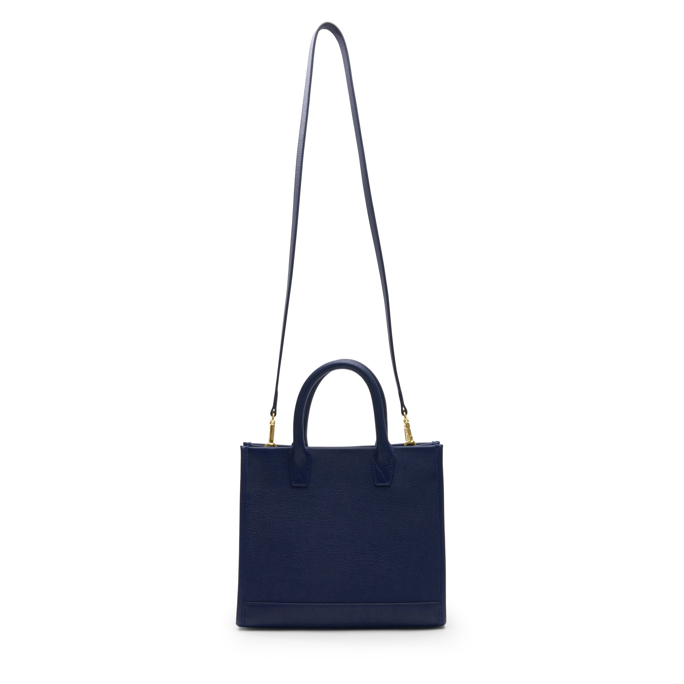 Kress Mini Top Handle Bag for Women - Navy Blue Crossbody Purse, Small Shoulder Bag for Everyday Use, Work, Travel & Shopping