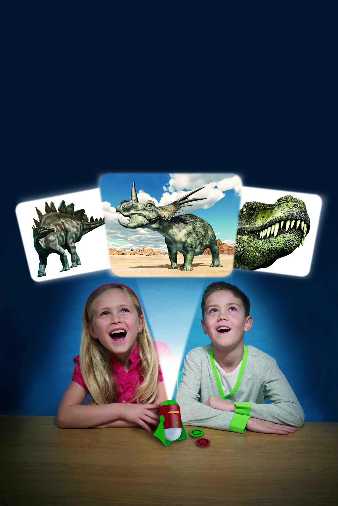 Brainstorm TOYS E2046 Dinosaur Projector and Nightlight for Kids - Bedroom Decor, Storytime Fun, and Soothing Night Light for Nursery & Playroom