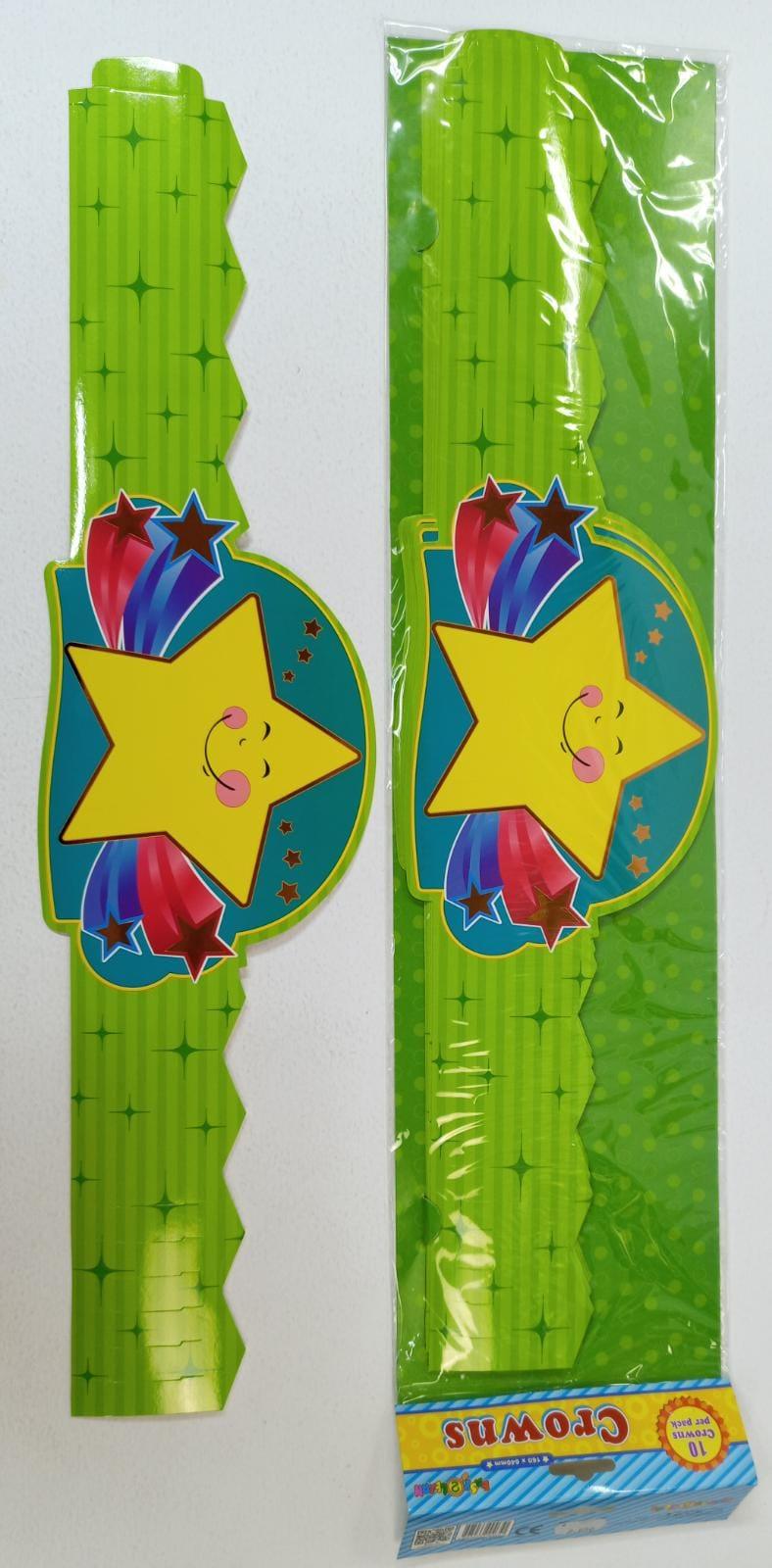 Vibrant Glitter Cardboard Crown for Kids Birthday Party, Princess Dress Up, Photo Props & Costume Accessories - Perfect for DIY Crafts, Themed Events & Celebrations