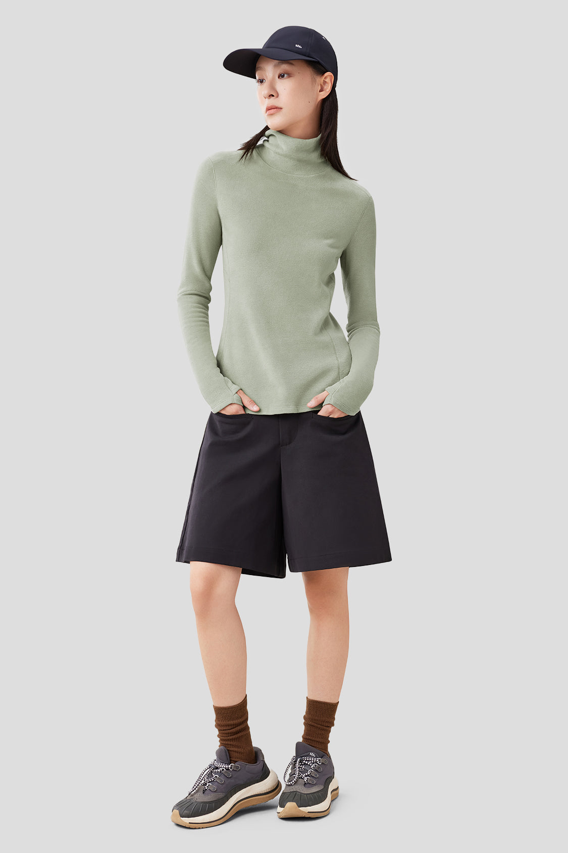 ThermaFlex Women's Slim Fit High Warmth Turtleneck Top - Winter Thermal Base Layer for Outdoor Activities & Cold Weather Fashion
