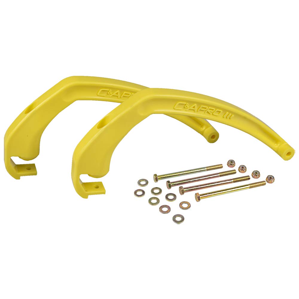 C & A PRO Snowmobile Ski Loop Grab Handle Set - Sunburst Yellow (77020402) - Durable & Easy-Grip Handles for Snowmobile Control & Safety in Winter Sports