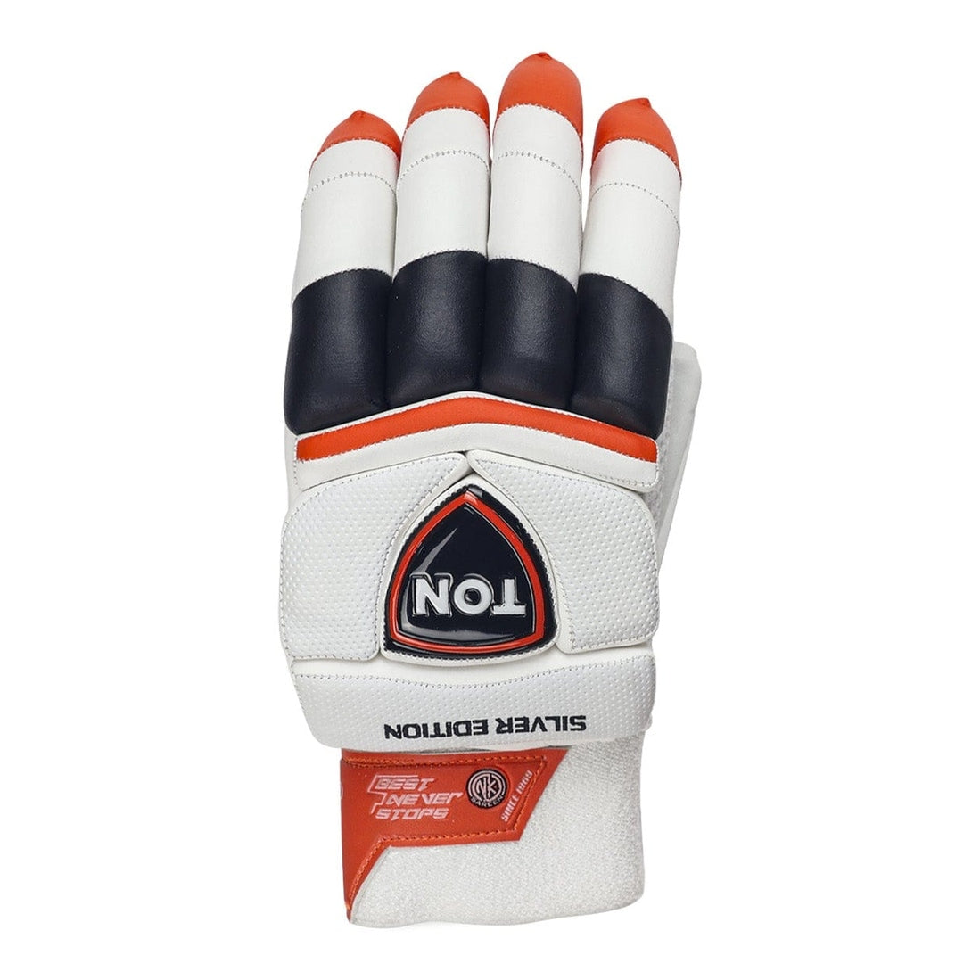 Premium SS Ton Silver Edition Cricket Batting Gloves for Adults - Lightweight & Protective - Perfect for Practice, Matches & Training Sessions