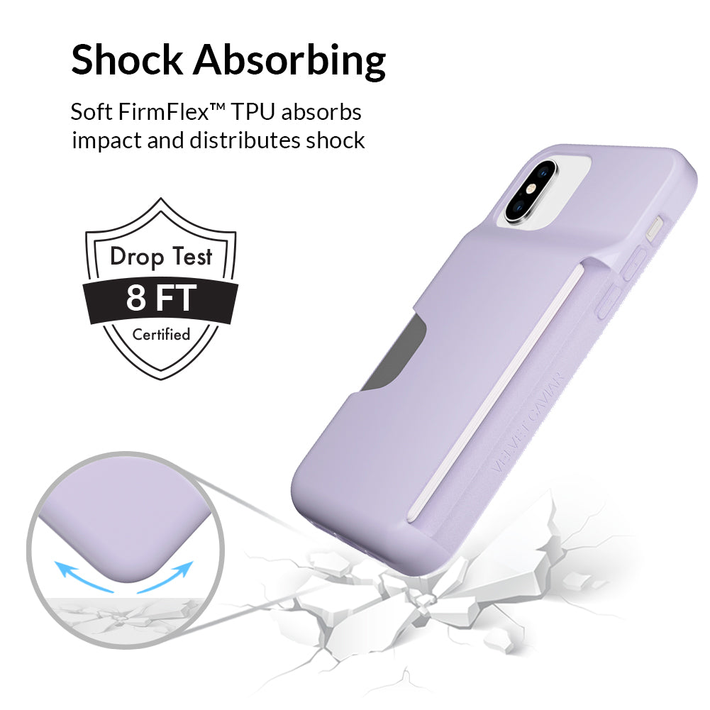 Light Purple iPhone Wallet Case - Slim Protective Phone Cover with Card Holder for iPhone 13/14/15 - Perfect for Everyday Use, Travel & Shopping