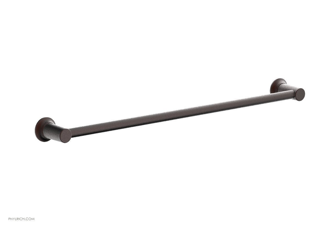 HEX MODERN 24-Inch Towel Bar 501 71 - Brushed Nickel Bathroom Towel Rack for Hand & Bath Towels - Perfect for Bathroom, Spa, and Guest Room Decor