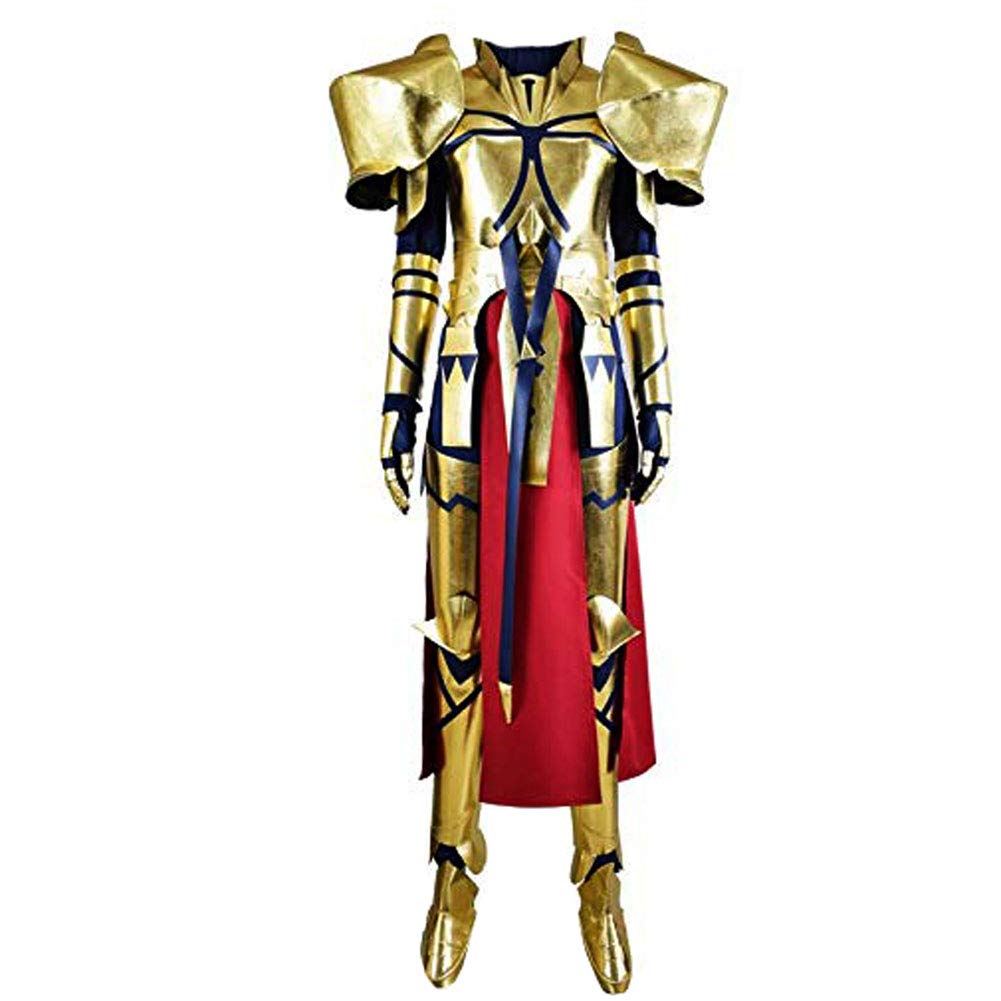 Anime Gilgamesh Archer Cosplay Costume Full Set - Golden Uniform for Halloween, Conventions & Roleplay | Perfect for Cosplay Events, Halloween Parties & Anime Fans