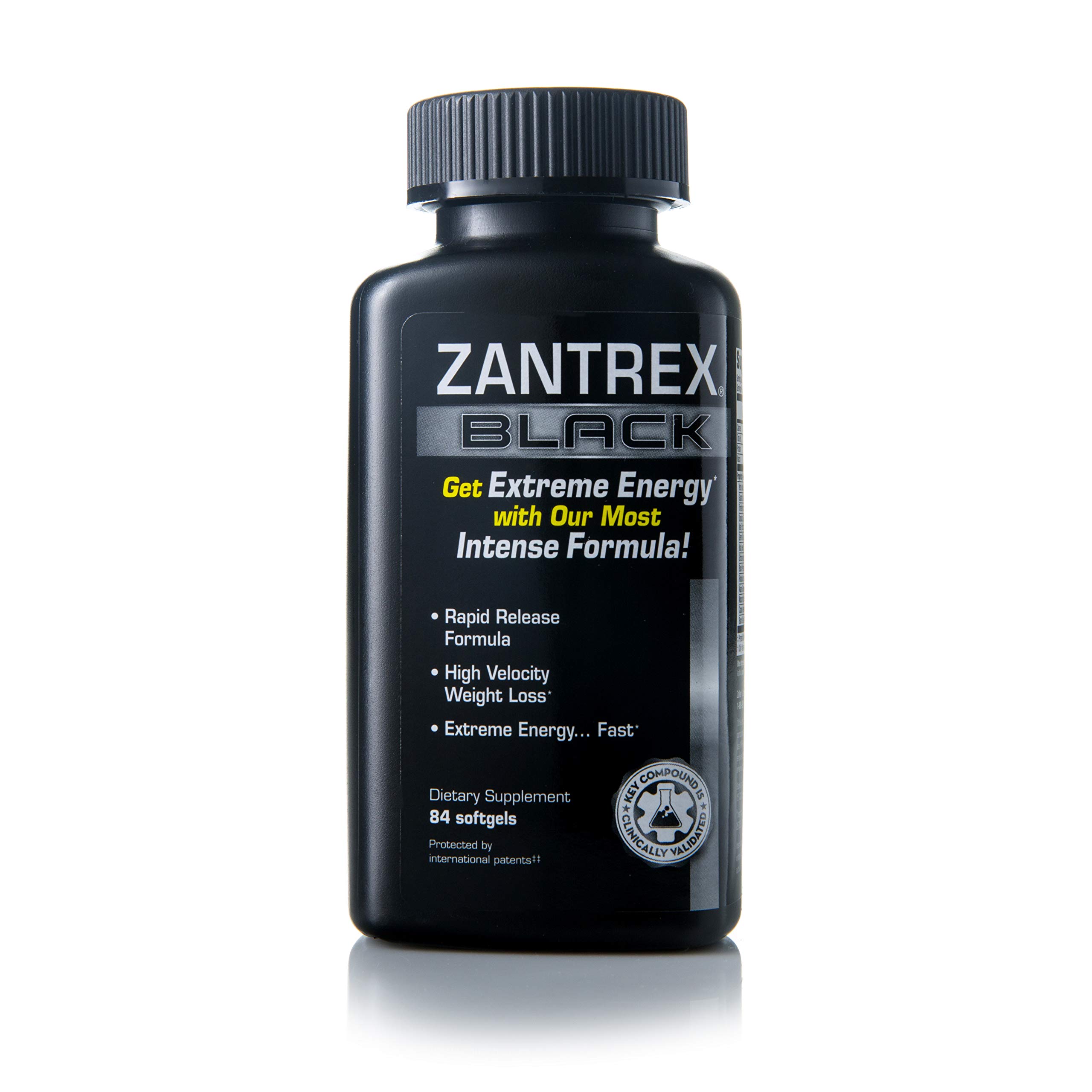 Zantrex Black Weight Loss Supplement Pills - 84 Count | Fat Burner & Energy Booster for Women & Men | Appetite Suppressant & Metabolism Support | Perfect for Gym, Workout & Daily Weight Management
