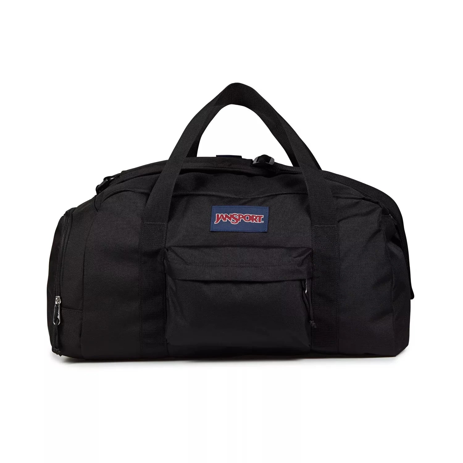 JanSport Weekender Medium Duffel Bag - Black | Durable Travel Duffel for Gym, Weekend Trips & Outdoor Adventures