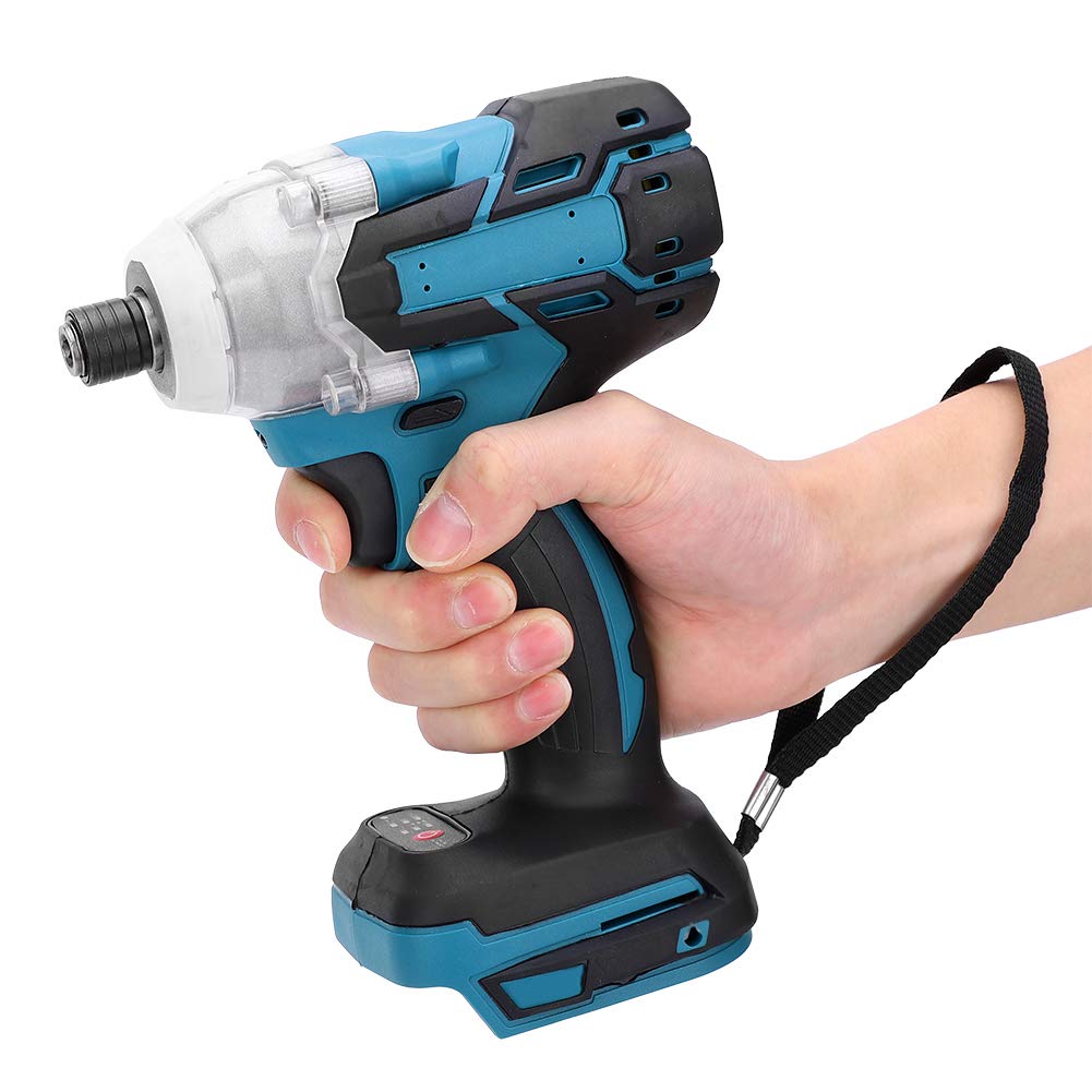 Cordless Brushless Impact Wrench - 520Nm High Torque Electric Impact Screwdriver for Construction, Automotive Repair & DIY Projects | Heavy Duty Power Tool for Shelves Assembly & Maintenance