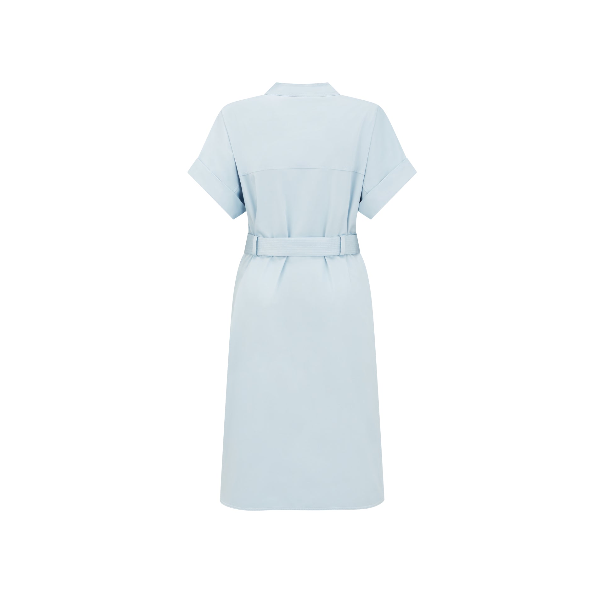 Elegant Donnara Tailored Blue Dress for Women - Perfect for Office Wear, Cocktail Parties & Special Occasions