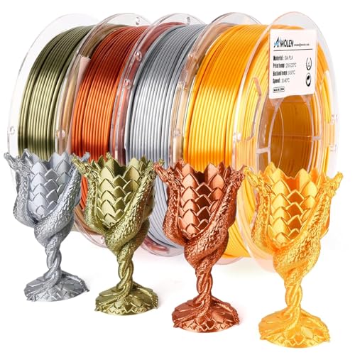Silk Metal Gold/Silver/Bronze/Red Copper