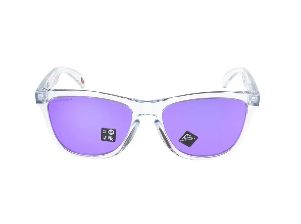 OAKLEY Frogskin Sunglasses - Lightweight & Durable Clear Lens UV Protection - Perfect for Running, Cycling & Outdoor Activities