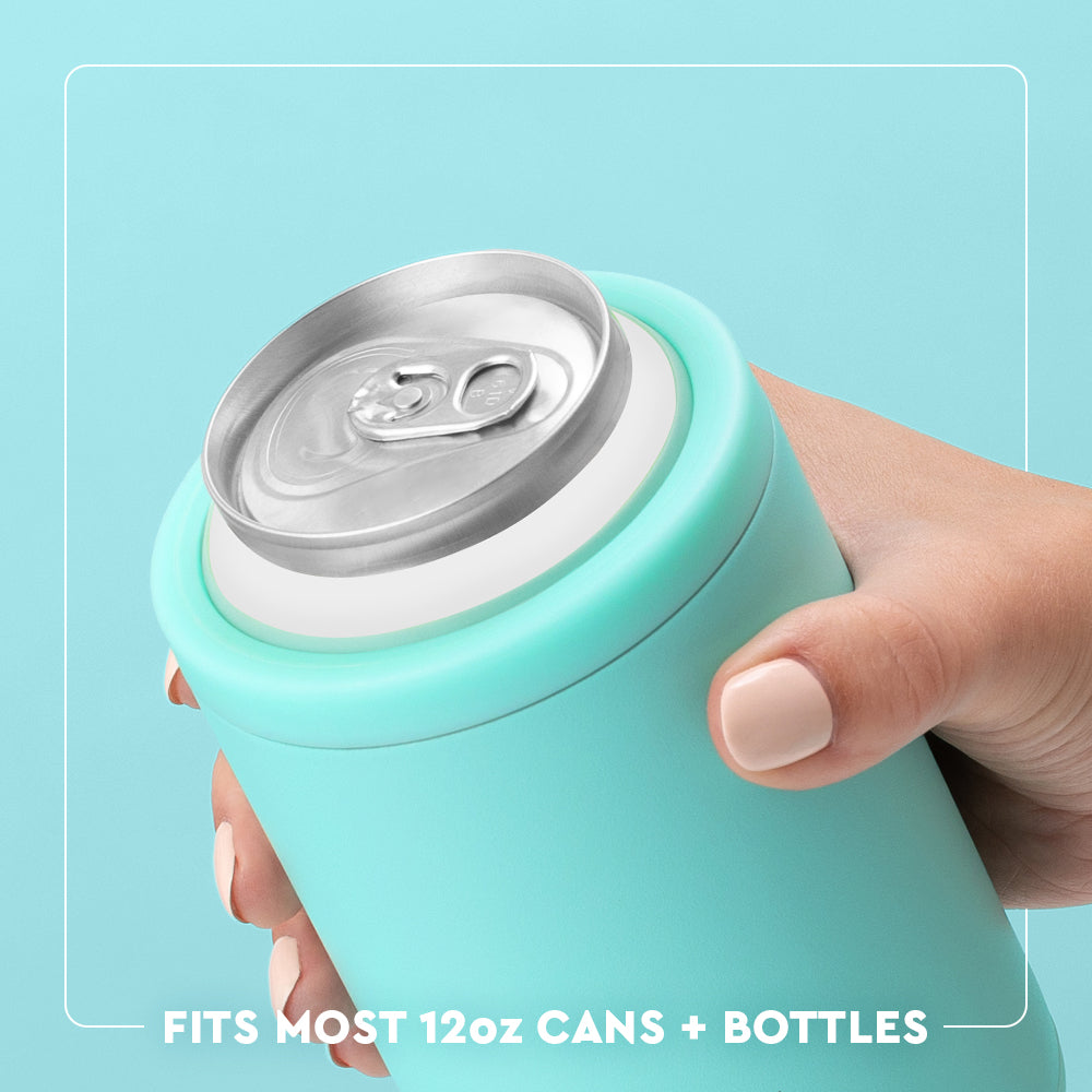 Premium 12oz Bourbon Barrel Can & Bottle Cooler - Insulated Stainless Steel Beer Koozie for Chilling Drinks at BBQs, Tailgates, and Outdoor Parties