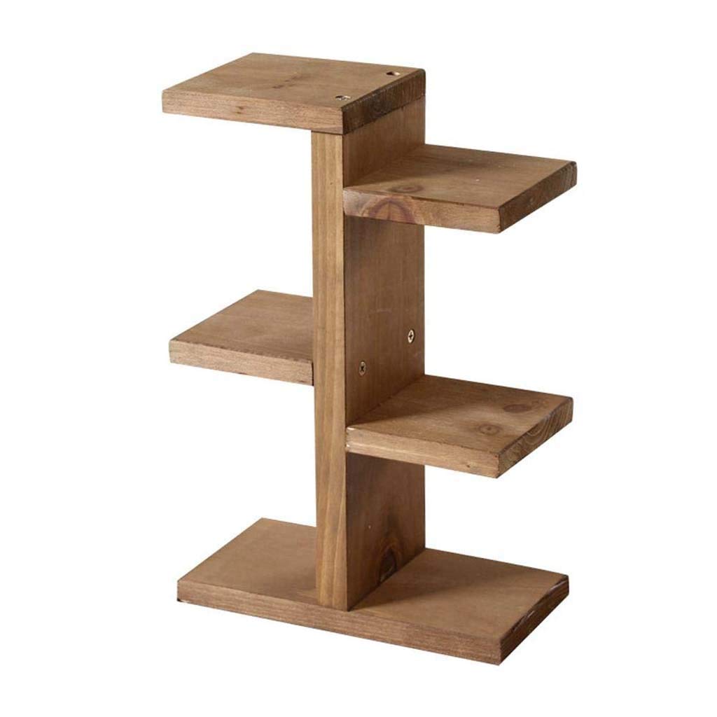 5 Tier Wooden Plant Stand - Sturdy Flower Shelf for Indoor & Outdoor Garden Display - Perfect for Succulents, Herbs & Decorative Plants - Ideal for Patio, Balcony & Home Decor