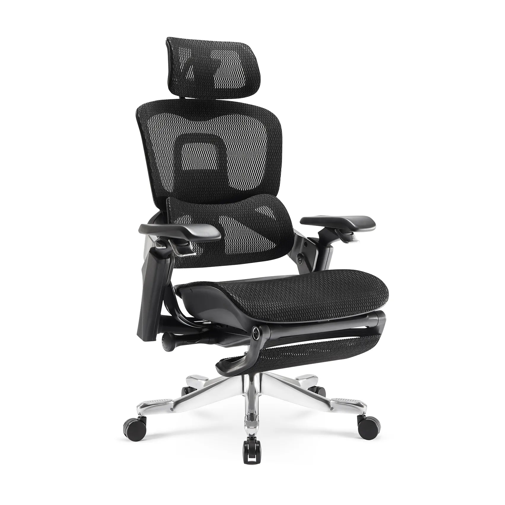 Elli Ergonomic Office Chair - Adjustable Lumbar Support & Breathable Mesh Back - Home & Office Desk Chair for Long Hours Sitting - Perfect for Work, Gaming & Study