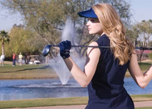 Glove It Coil Visor Hat for Women - UV Protection Sun Visor for Golf, Tennis, Running & Beach - Lightweight No Headache Design - Perfect for Outdoor Sports & Summer Activities