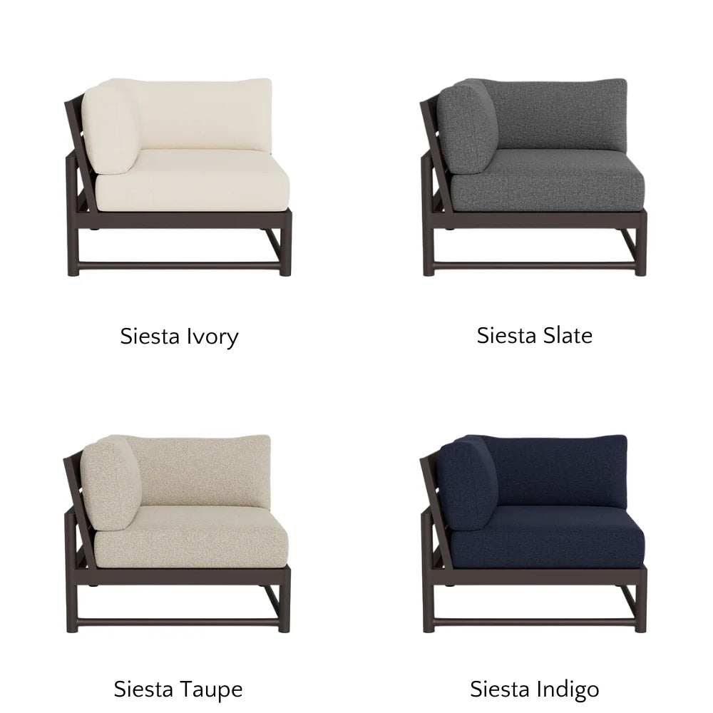 Breeze XL Outdoor Corner Sectional Sofa - Waterproof Patio Furniture Set with Cushions for Backyard, Poolside & Garden Relaxation