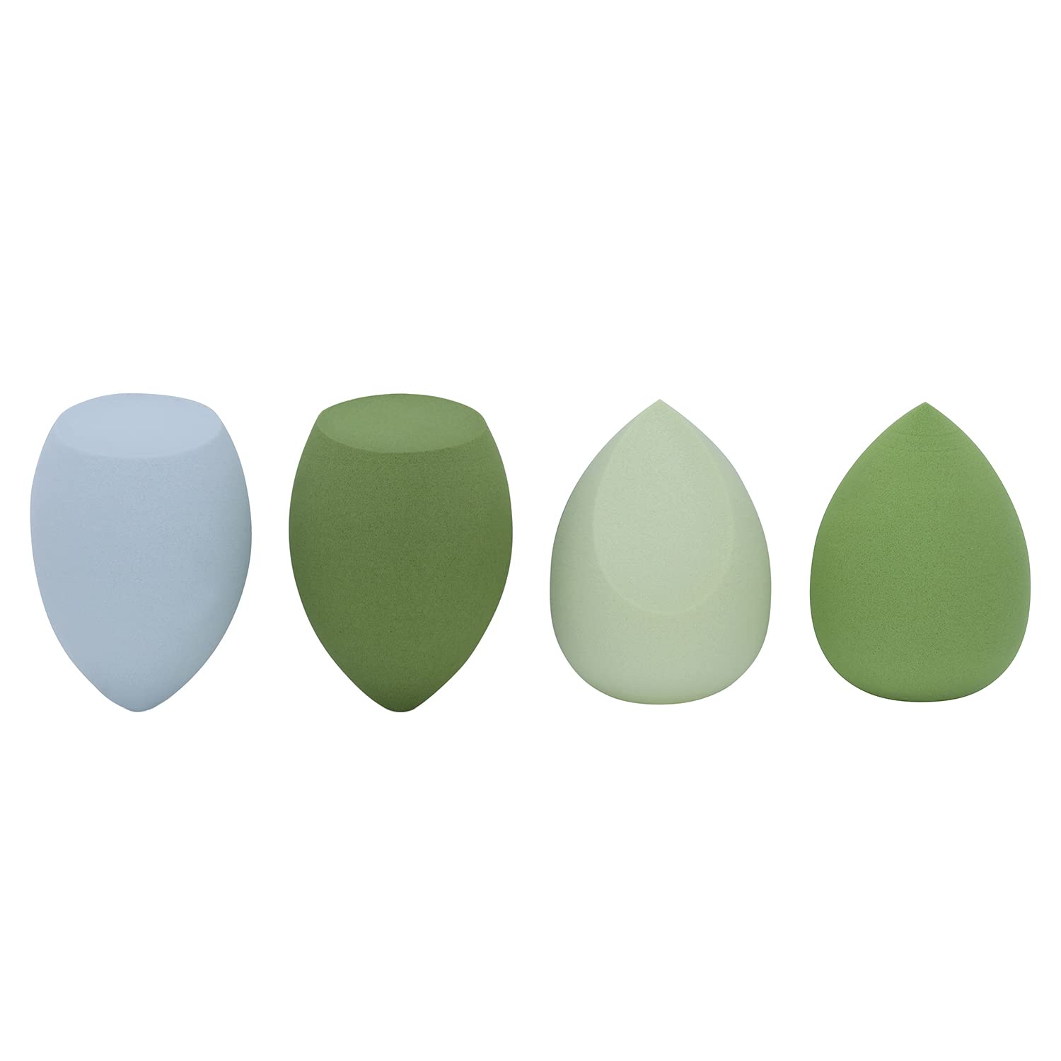 Charis Enterprise Blender Sponge 4-Piece Set with Storage Box - Premium Makeup Sponge for Flawless Foundation Application - Perfect for Professional Makeup Artists and Home Beauty Routines