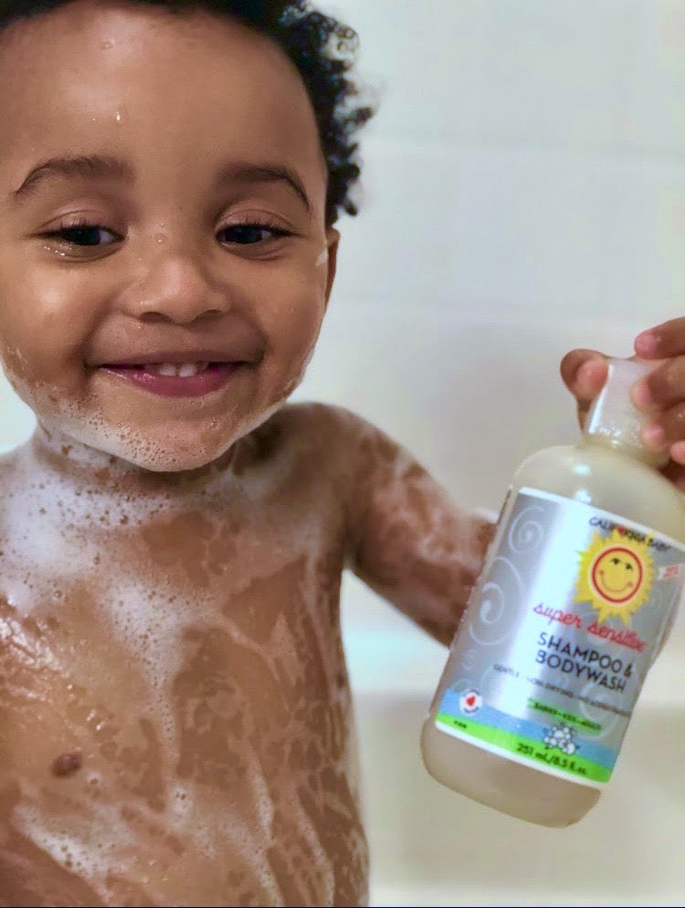 Fragrance-Free Super Sensitive Shampoo & Body Wash for Babies & Adults - Gentle Cleansing for Sensitive Skin, Eczema & Allergies - Perfect for Daily Bath & Shower Routine
