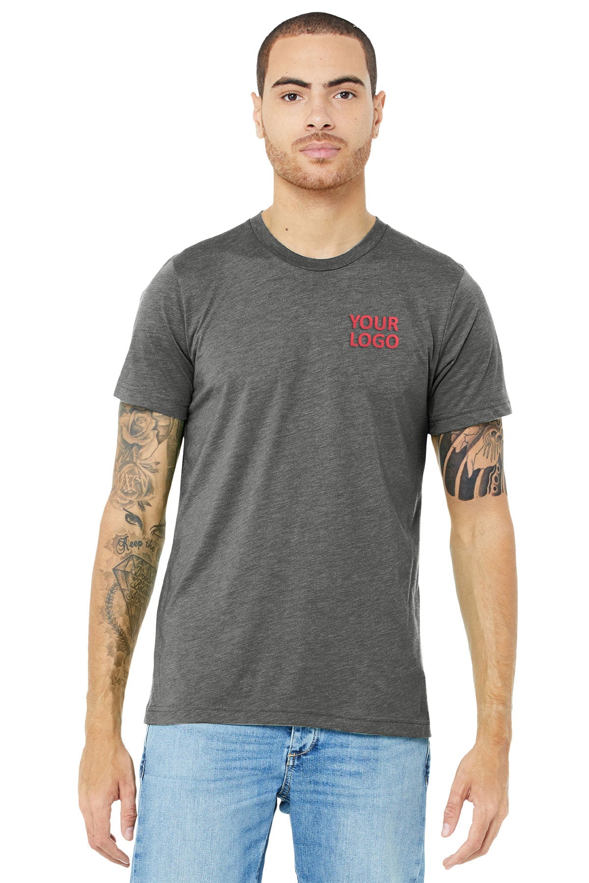 Bella Canvas Unisex Triblend T-Shirt - Soft Comfortable Crew Neck Tee for Men & Women - Perfect for Casual Wear, Gym, and Everyday Outfits
