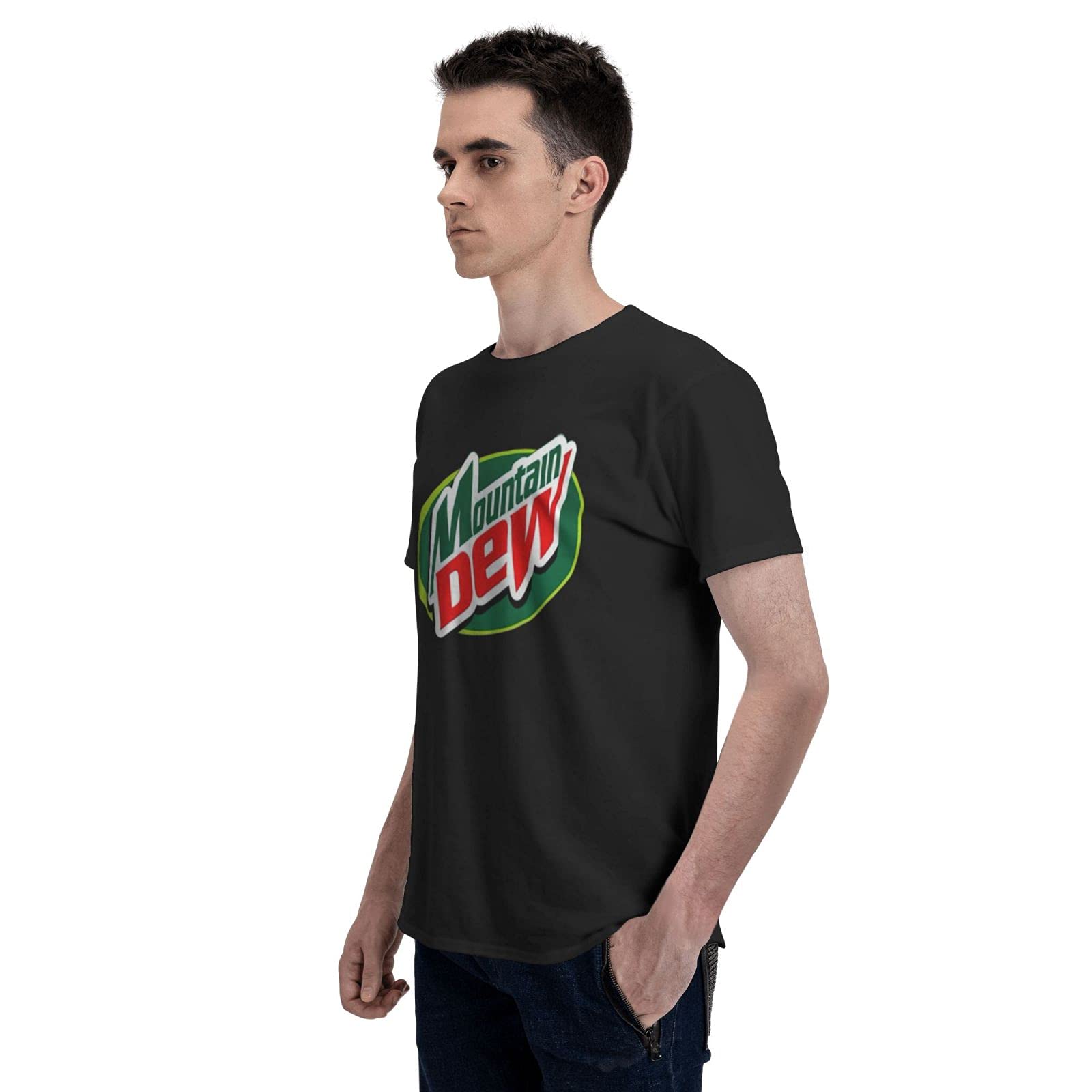 Men's Crew Neck Short Sleeve T-Shirt - Custom Printed Cotton Tee for Casual Wear, Street Style & Everyday Outfits