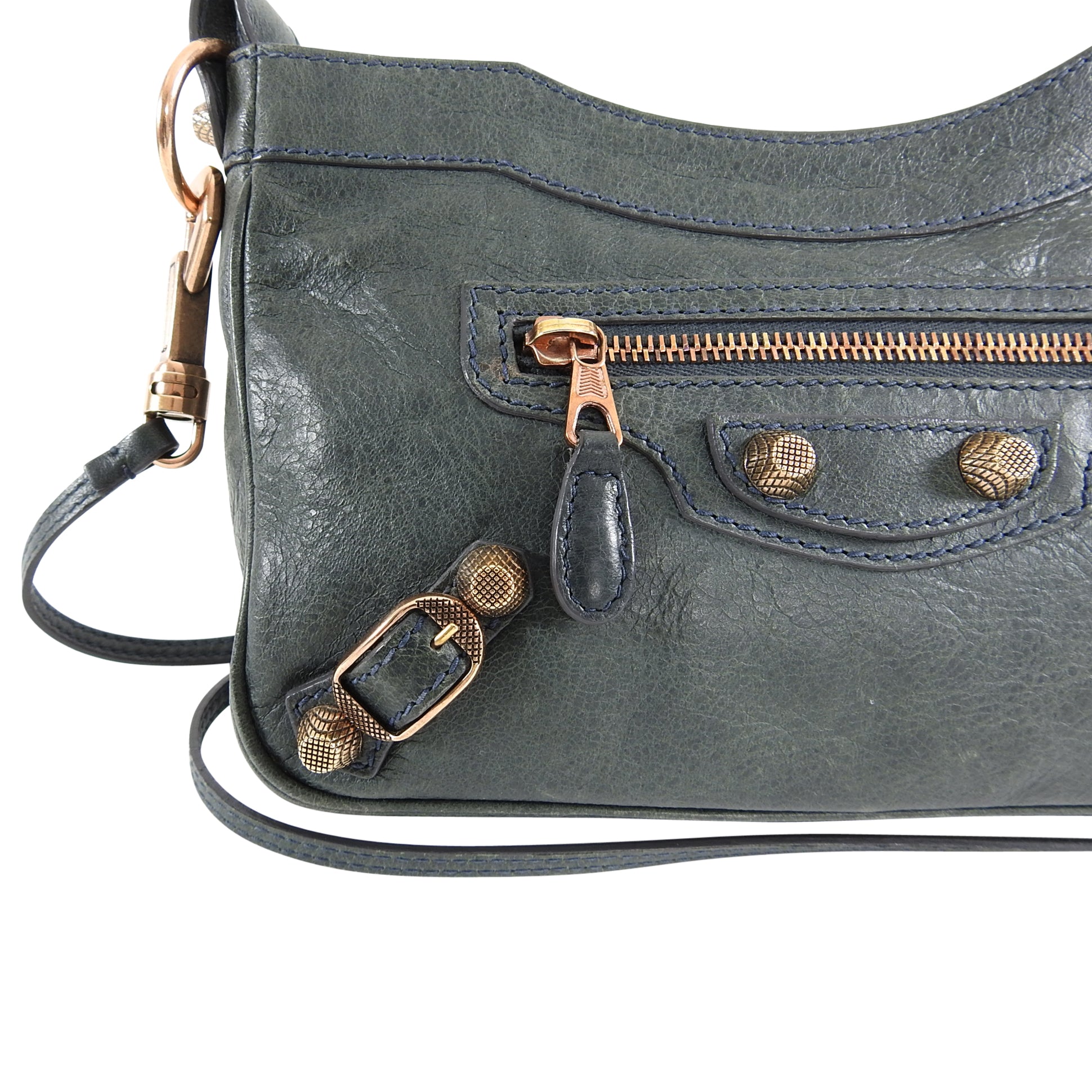 Balenciaga Dark Charcoal Grey Crossbody Hip Bag for Women | Stylish Shoulder Purse for Everyday Use, Travel & Night Out