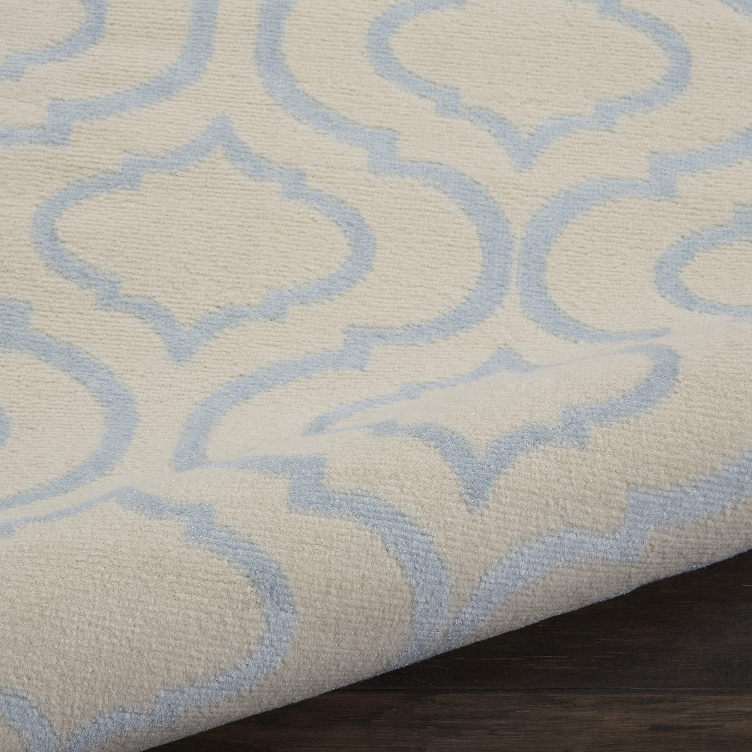 Nourison Jubilant Trellis Ivory/Blue 2'3