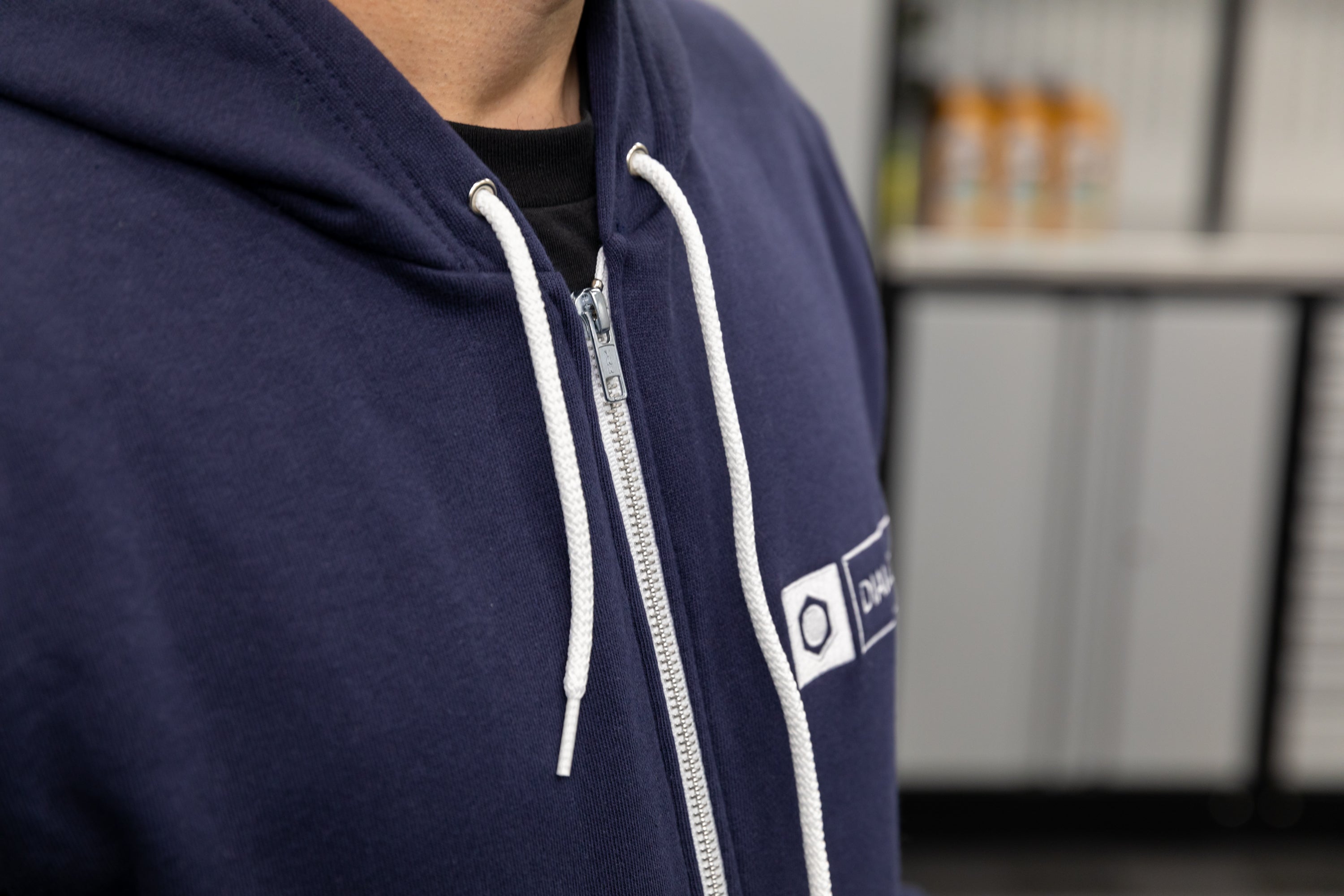 Dialed In Zip Up Hoodie for Men & Women | Comfortable Fleece Pullover with Front Pockets | Perfect for Gym, Running & Casual Wear
