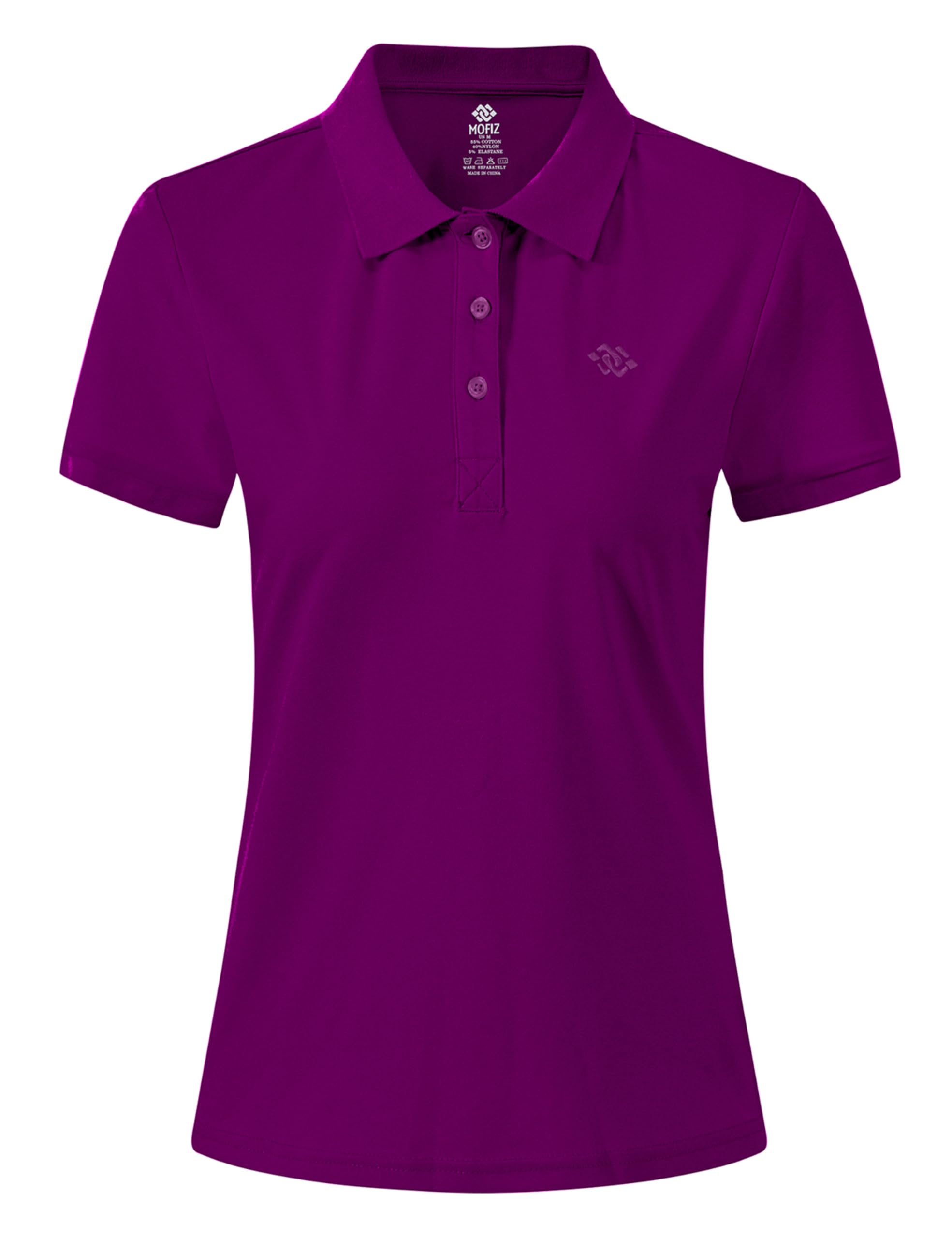 AjezMax Women's Short Sleeve Cotton Polo Shirt - Breathable Golf & Fitness Top for Summer Sports | Casual Wear, Gym, Outdoor Activities