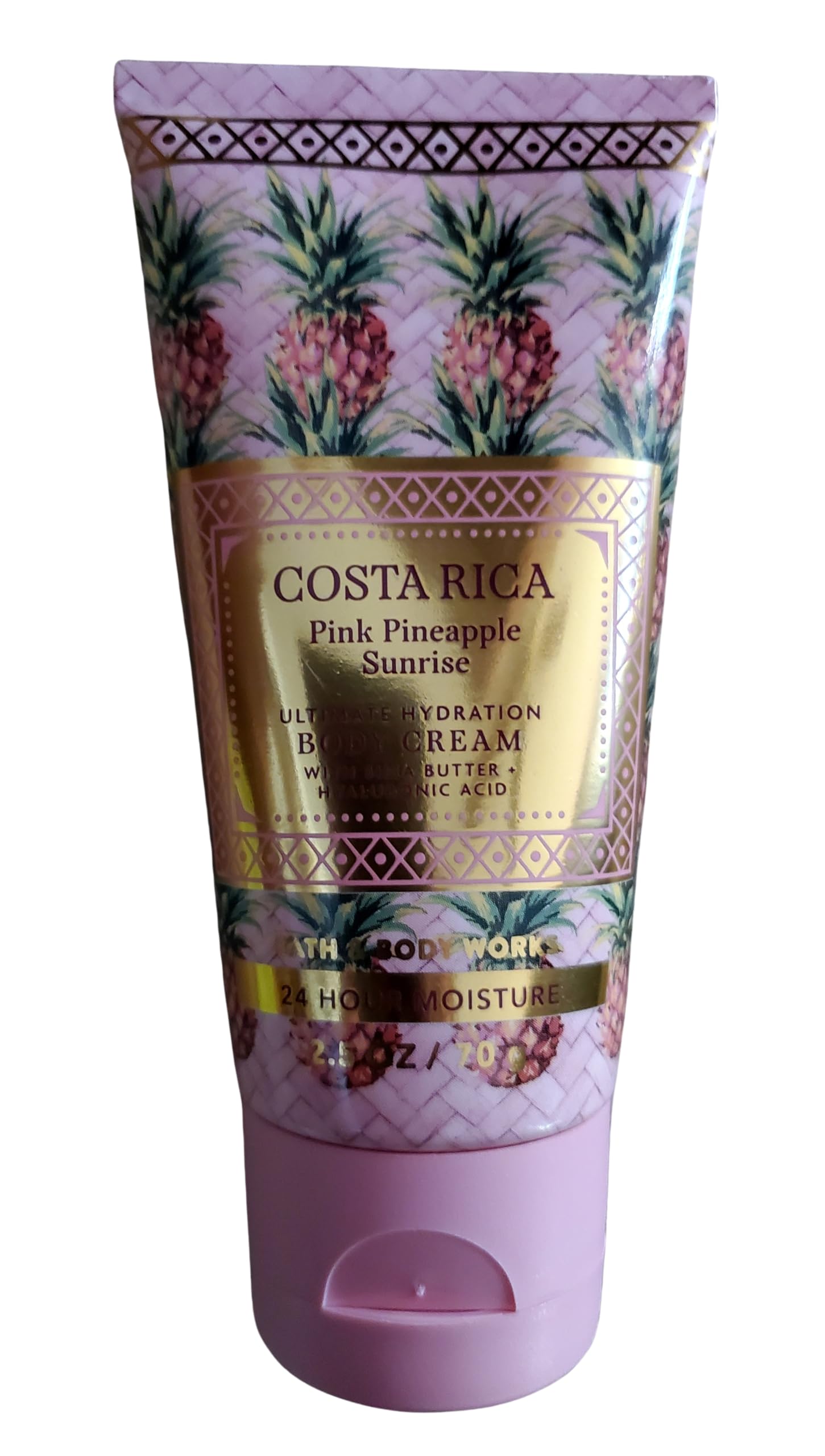 Bath & Body Works Travel Size Ultimate Hydration Body Cream Set - 3 Pack (Passionfruit Banana Flower, Pink Pineapple Sunrise, Waikiki Beach Coconut) 2.5oz Each | Moisturizing Lotion for Dry Skin | Perfect for Vacation, Gym Bag & On-The-Go Hydration